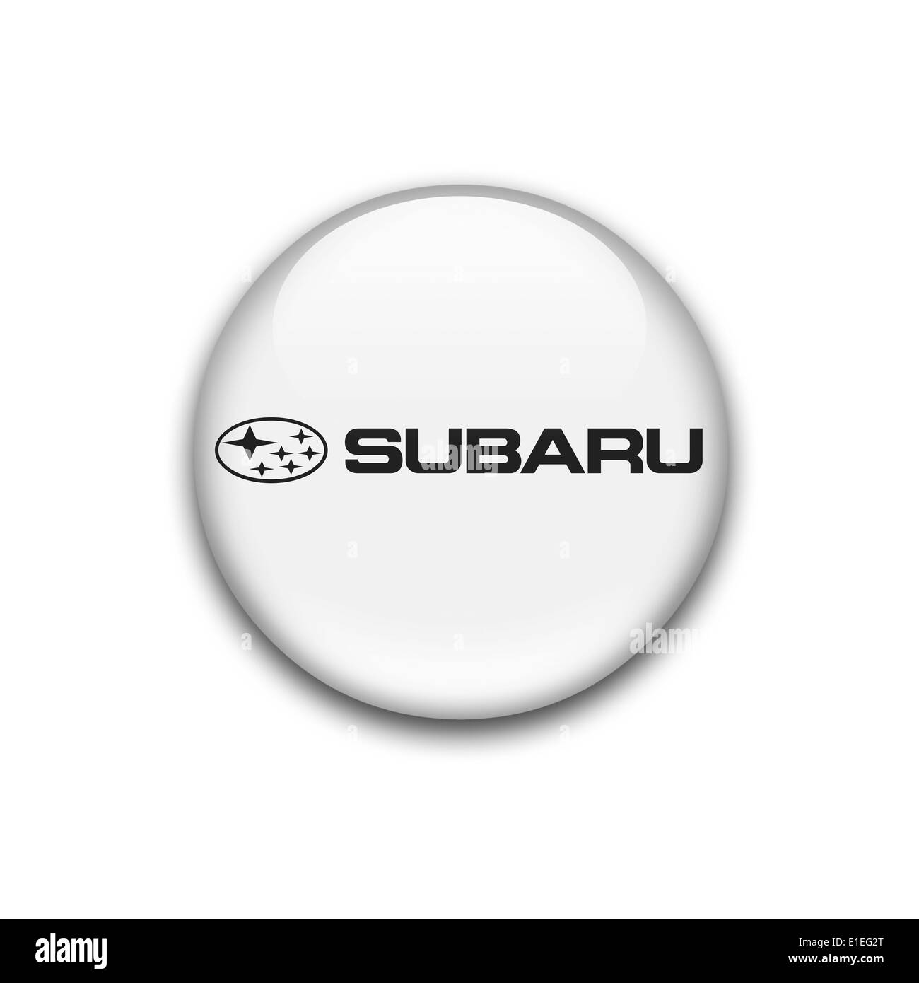 Subaru logo icon flag emblem symbol Stock Photo