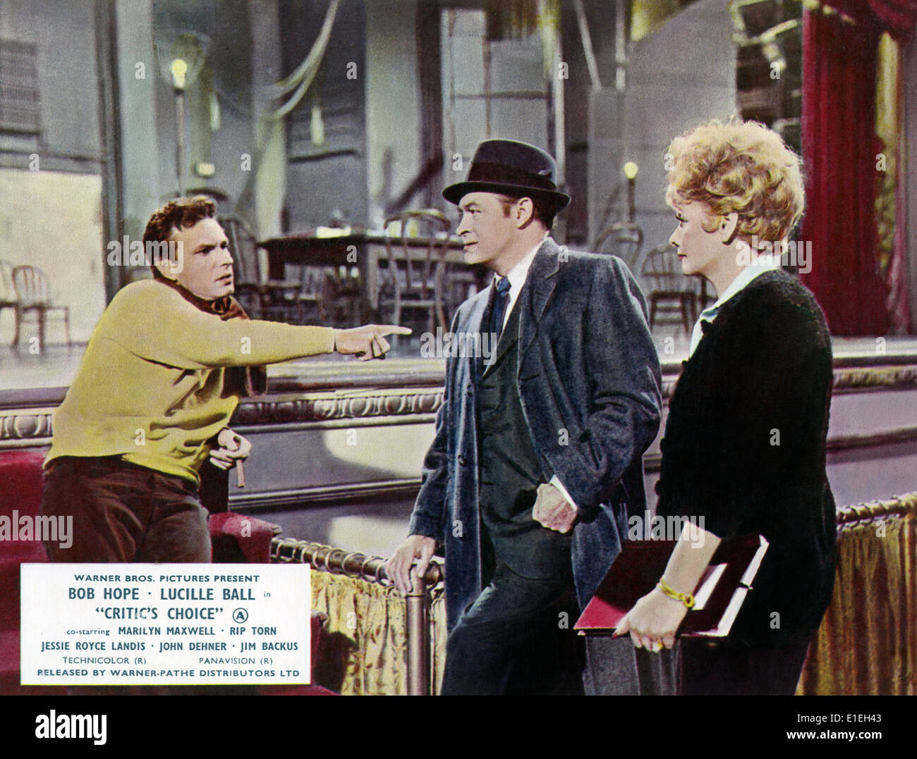 CRITIC'S CHOICE (1963) RIP TORN, BOB HOPE; LUCILLE BALL; DON WEIS Stock