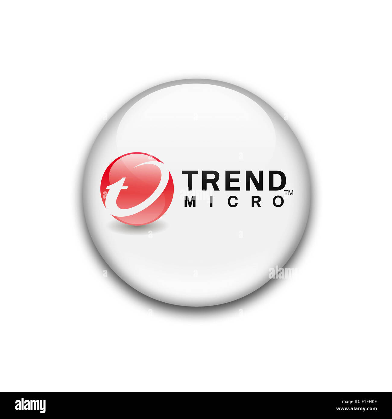Trend micro logo icon symbol flag emblem Stock Photo Alamy