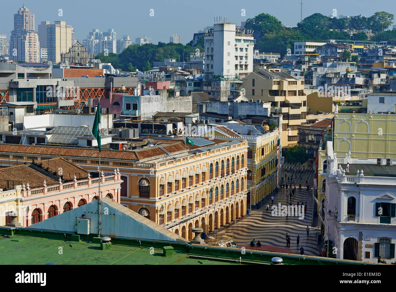 China, Macau, Largo de Senado Stock Photo