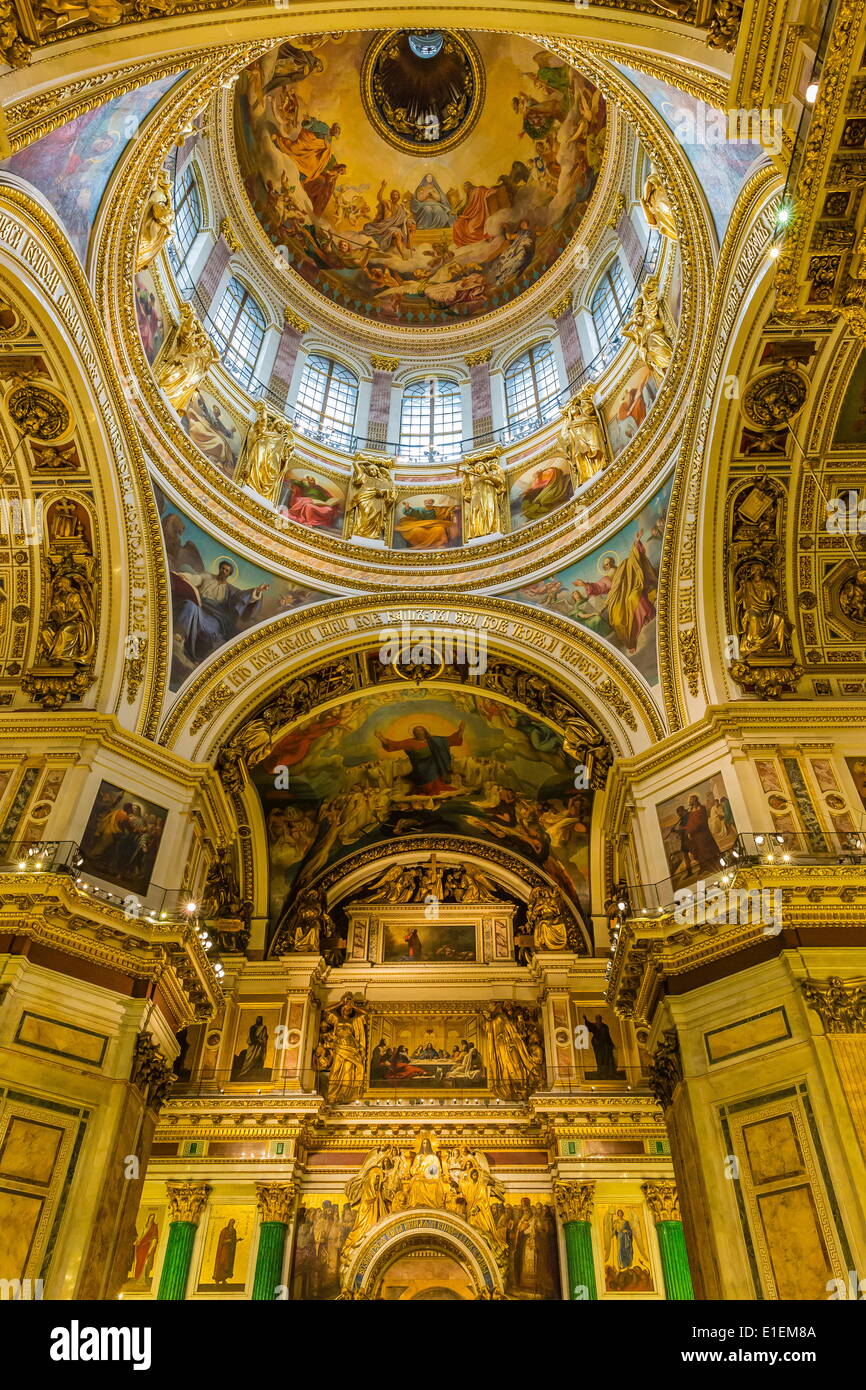 Interior view of St. Isaac