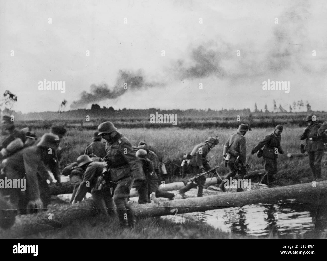 20 июня 1941. Войска вермахта пересекают границу СССР. 22 Июня 1941 река Буг. Немецкие солдаты 22 июня 1941.