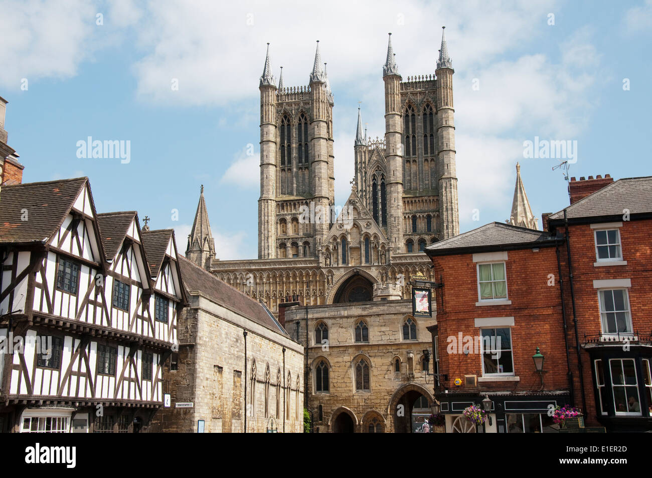 Castle Square in Lincoln City Centre, Lincolnshire England UK Stock ...