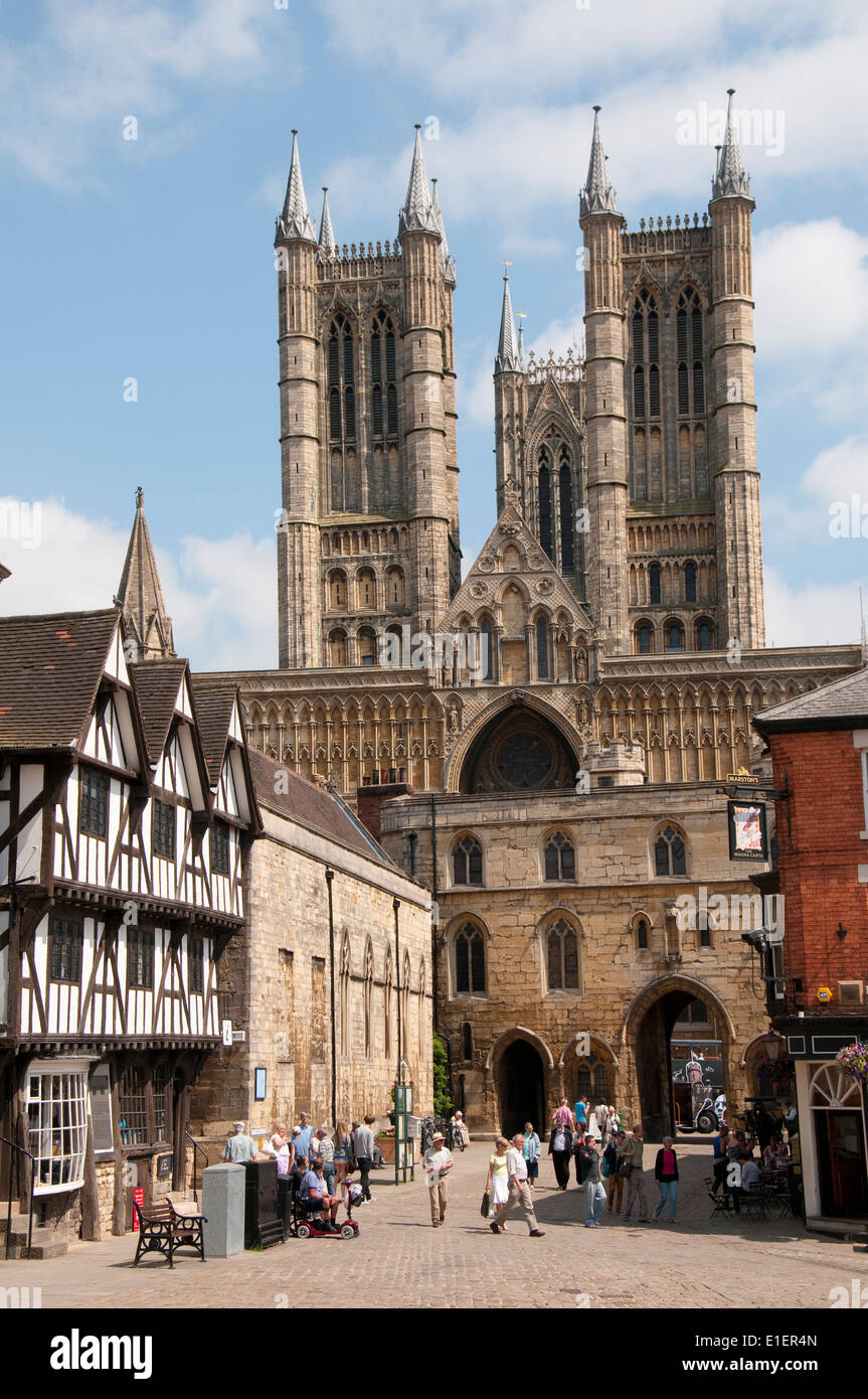 Castle Square in Lincoln City Centre Lincolnshire England UK Stock