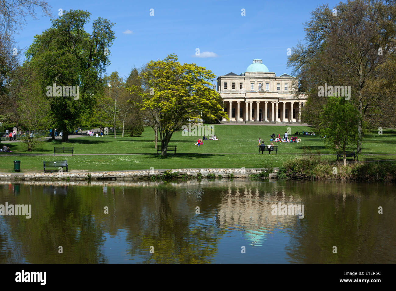 Pittville Pump Room in Pittville Park Stock Photo