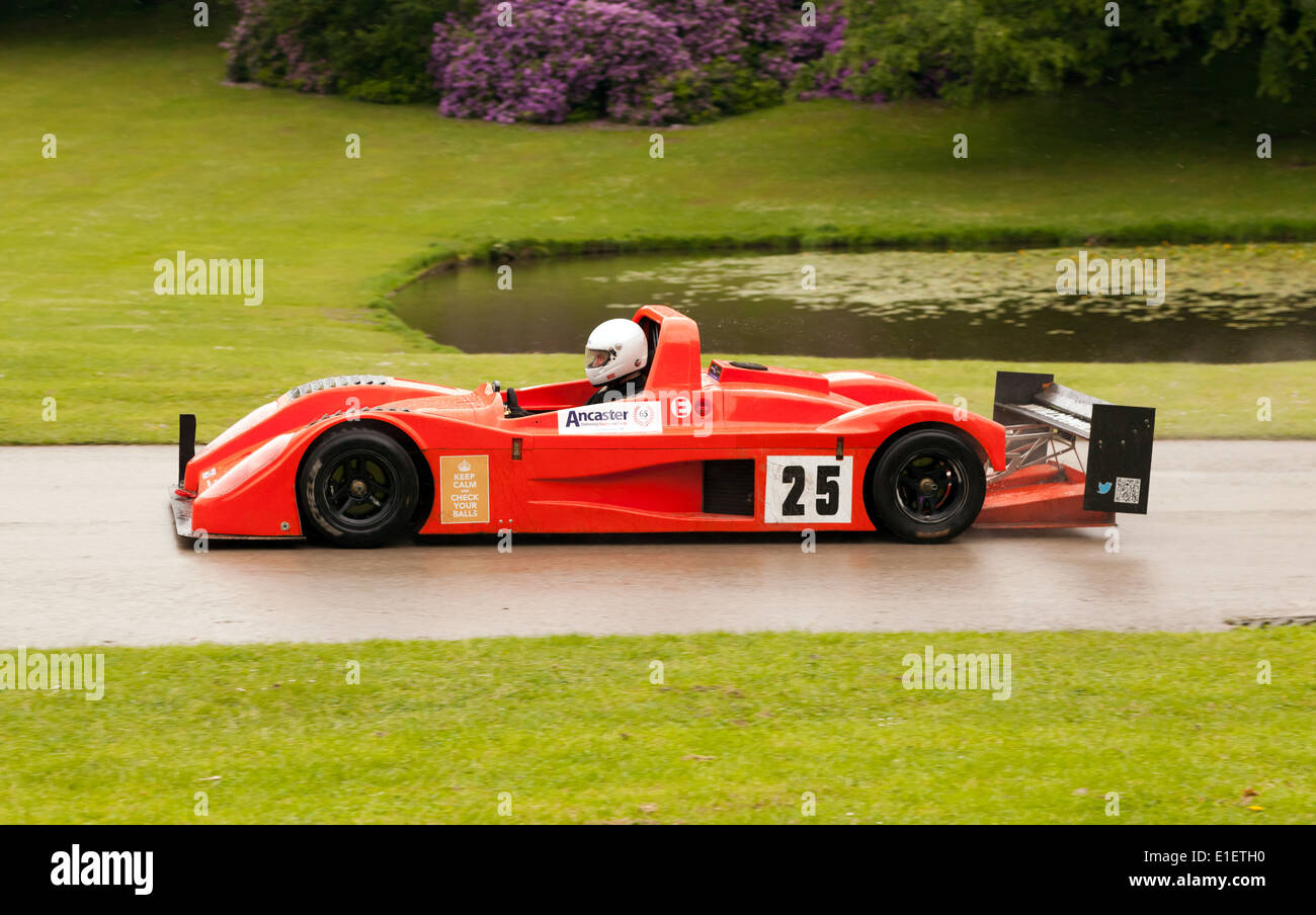 A 2004 ADR Sport 2 racing car, competing in a Sprint race at Motorsport at the palace 2014. Stock Photo