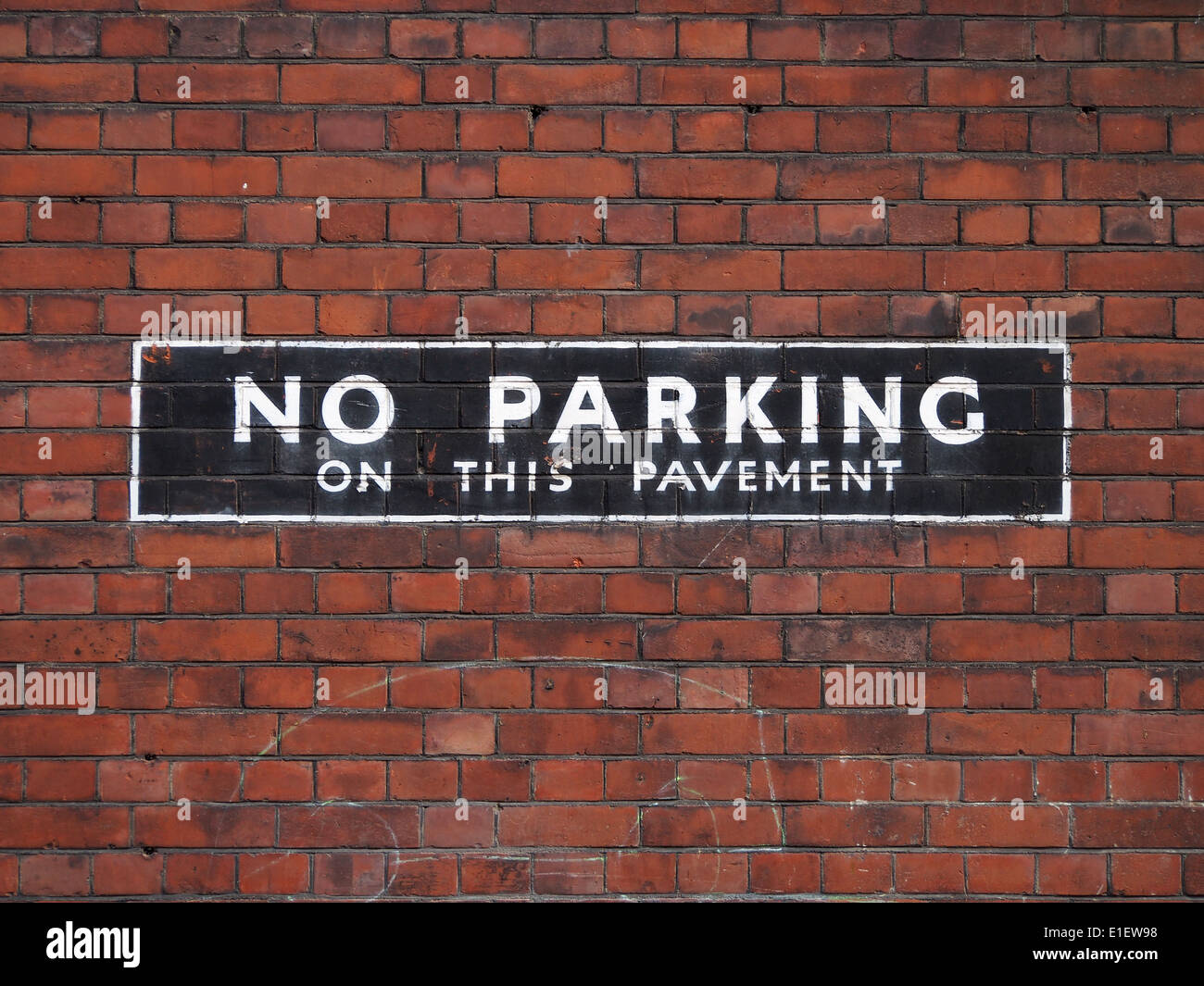 No parking sign Stock Photo