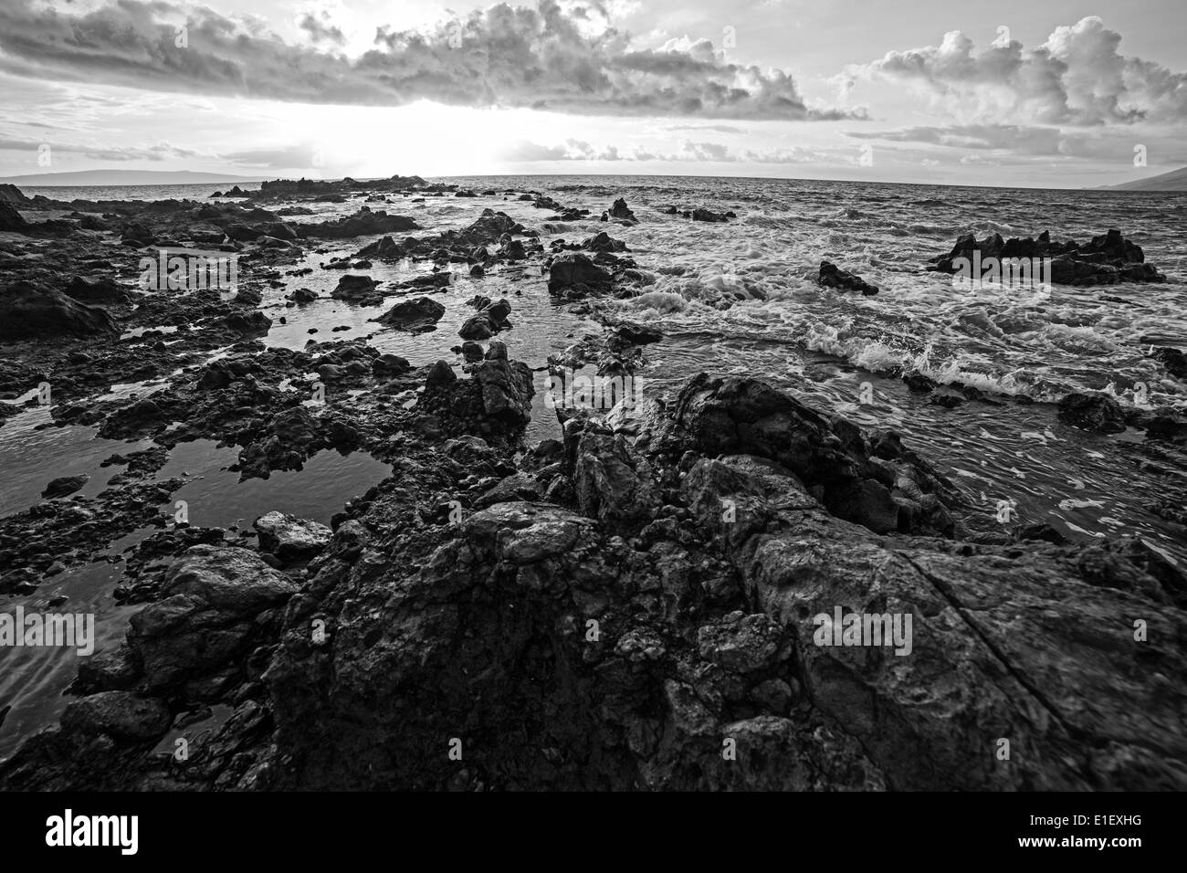 Maui Black and White Stock Photos & Images - Alamy