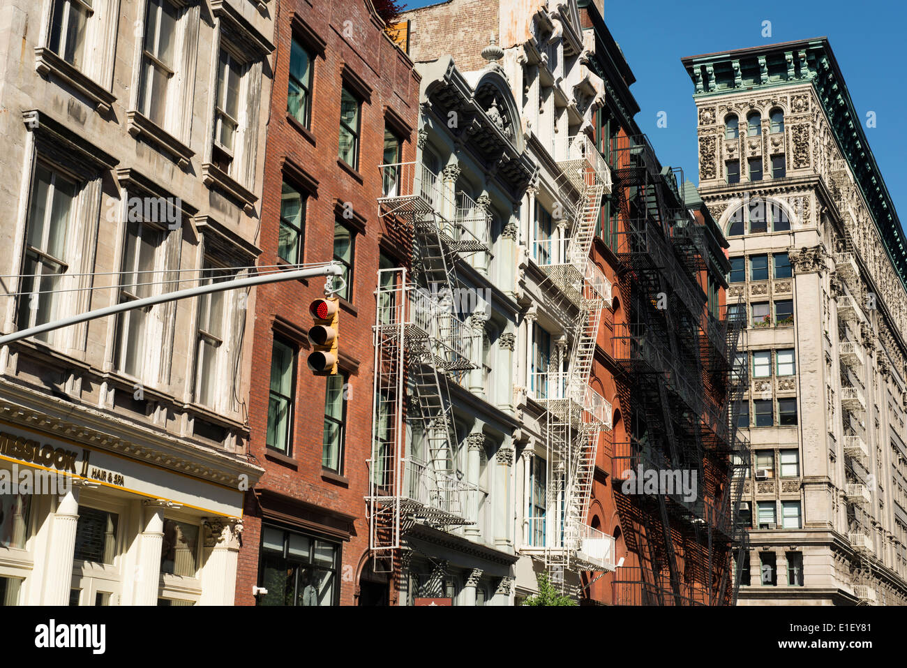 Buildings in Soho, New York city Stock Photo - Alamy