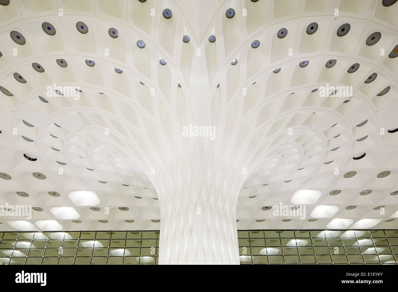 New airport Terminal in Mumbai Stock Photo