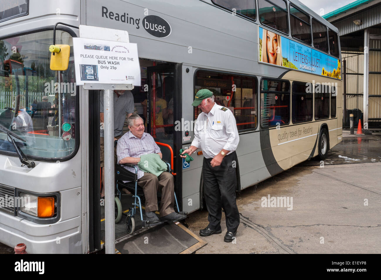 Disabled ramp bus hires stock photography and images Alamy