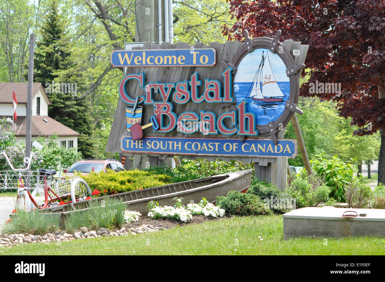 Beautiful Crystal Beach, Near Fort Erie Stock Photo Alamy
