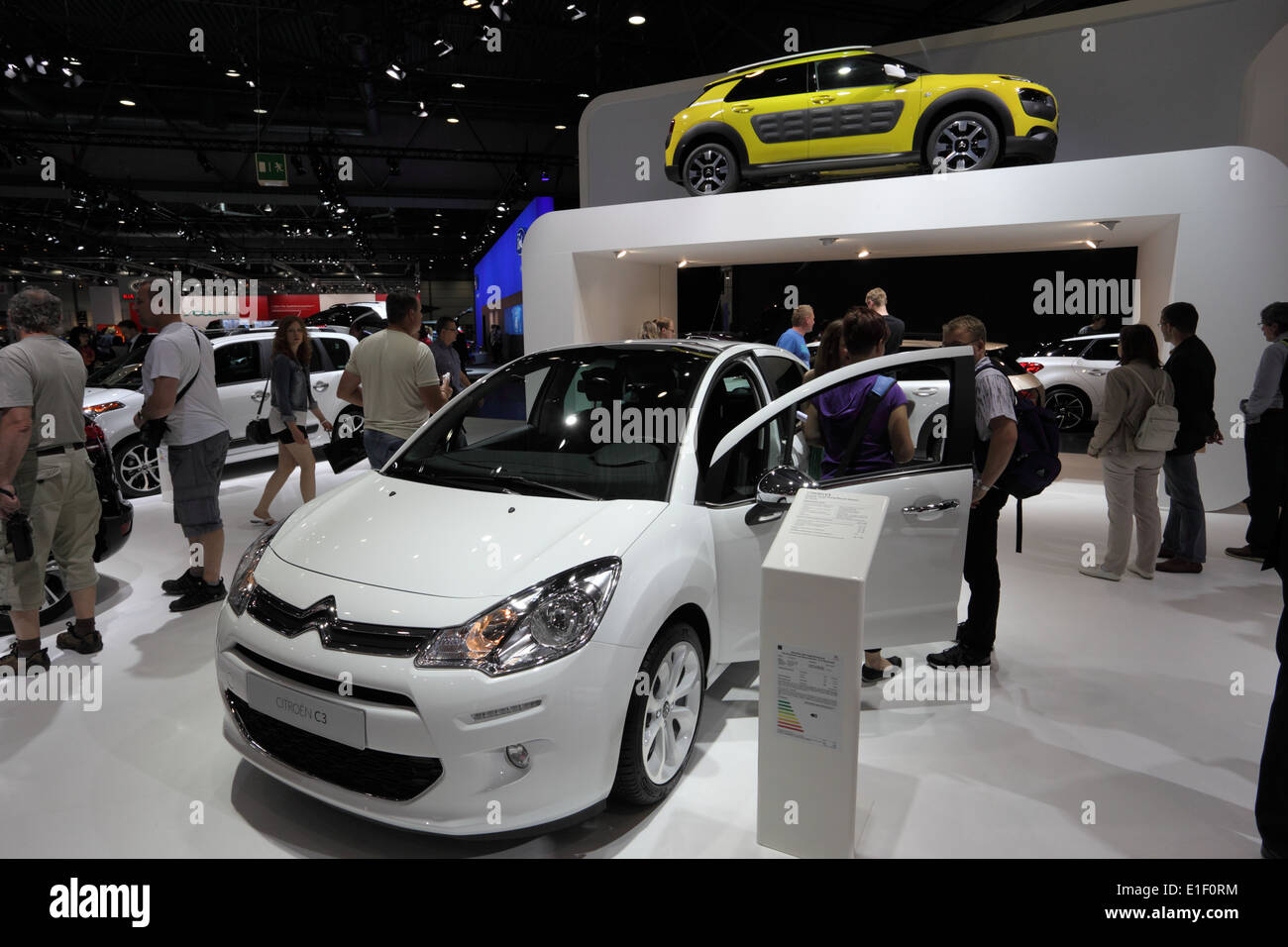 New Citroen C3 at the AMI - Auto Mobile International Trade Fair on June 1st, 2014 in Leipzig, Saxony, Germany Stock Photo