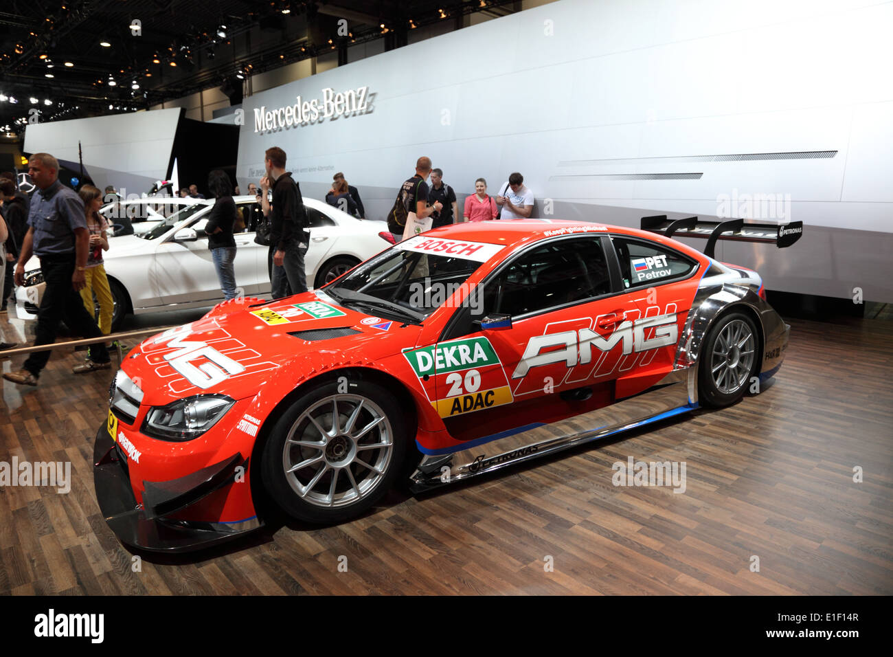 Mercedes Benz C Coupe Dtm Race Car At The Ami Auto Mobile International Trade Fair On June 1st 2014 In Leipzig Saxony Germa Stock Photo Alamy
