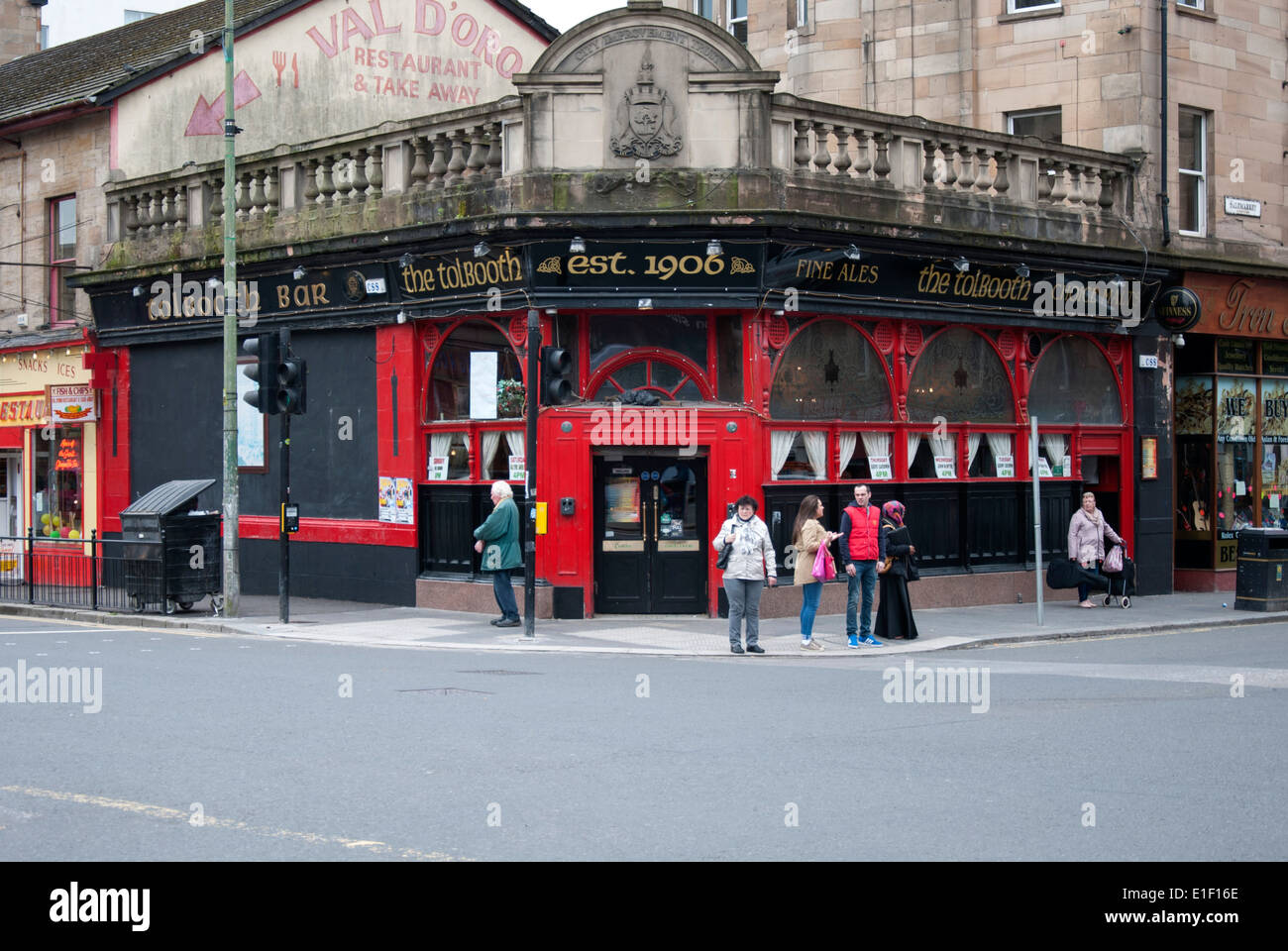 The Tolbooth Bar Saltmarket Glasgow Cross Glasgow Scotland Stock Photo