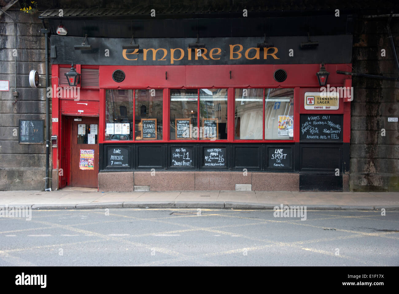 The Empire Bar Saltmarket near Glasgow Cross Glasgow Scotland Stock