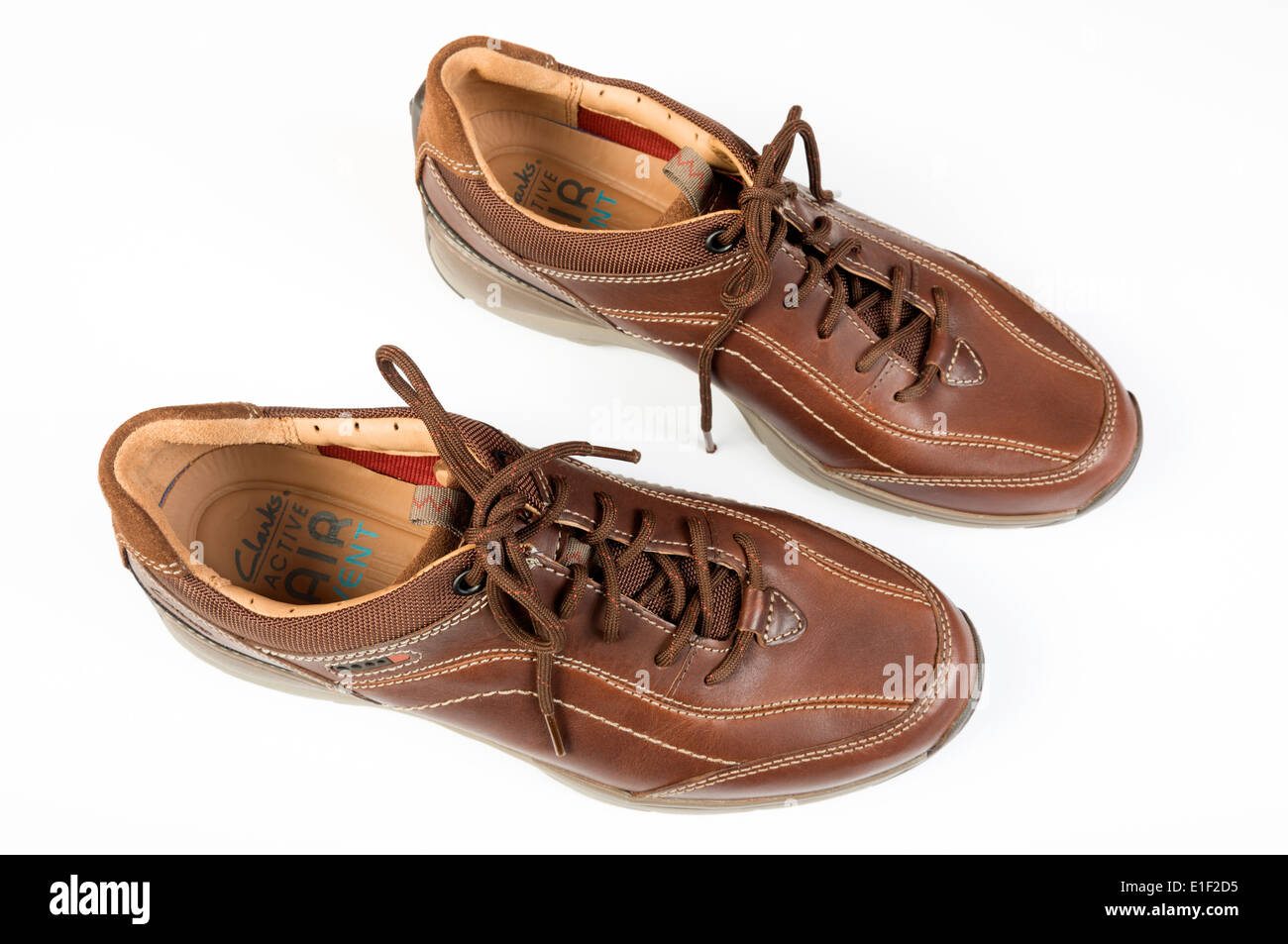 Clarks active air vent mens shoes Stock Photo - Alamy