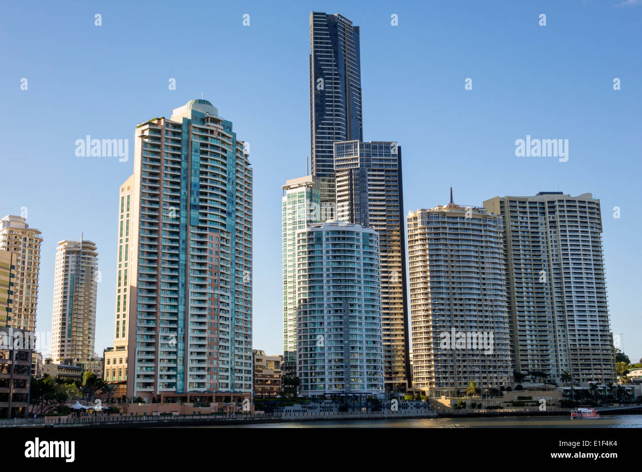 Brisbane Australia,Brisbane River,Admiralty Towers,skyscrapers