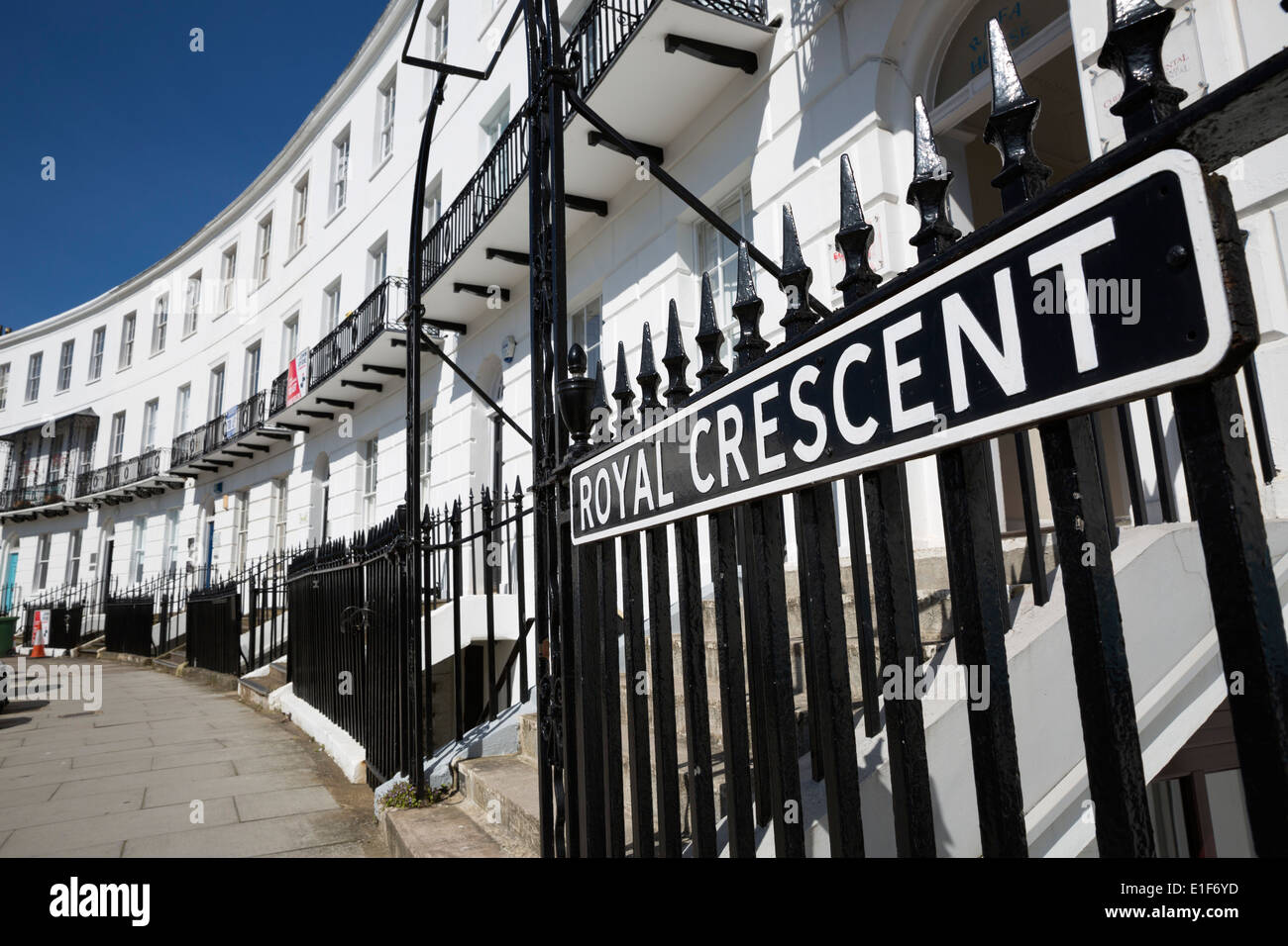 Royal Crescent Stock Photo
