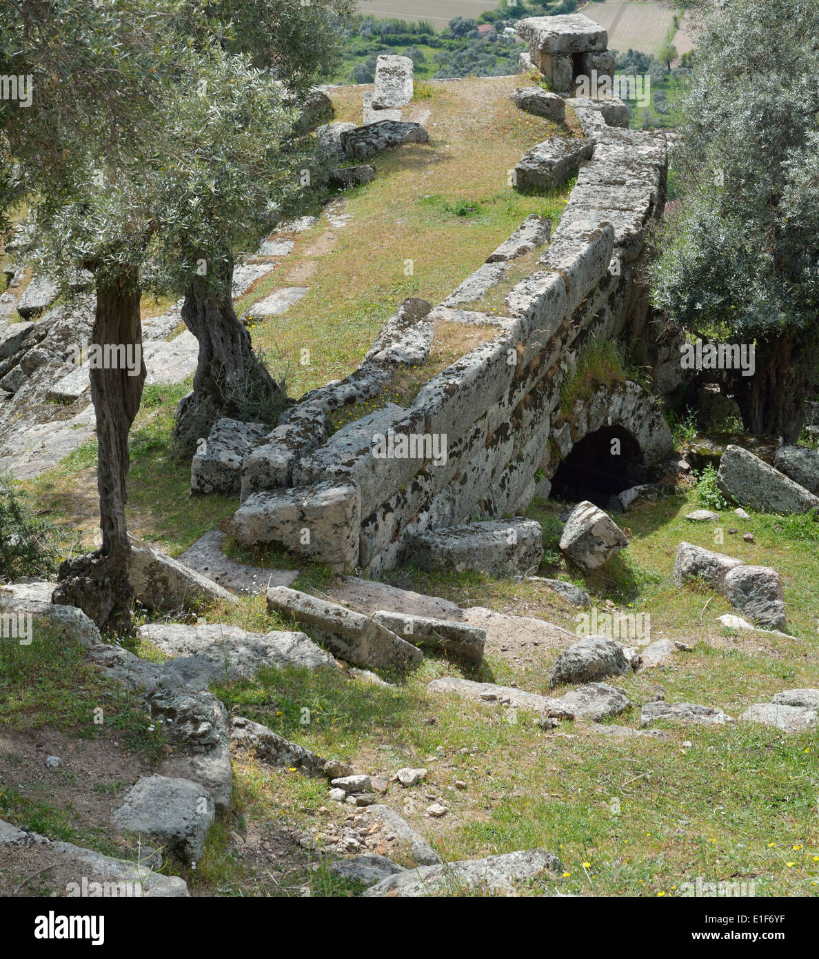 Theater entrance, Alinda, Turkey 140416 60785 Stock Photo