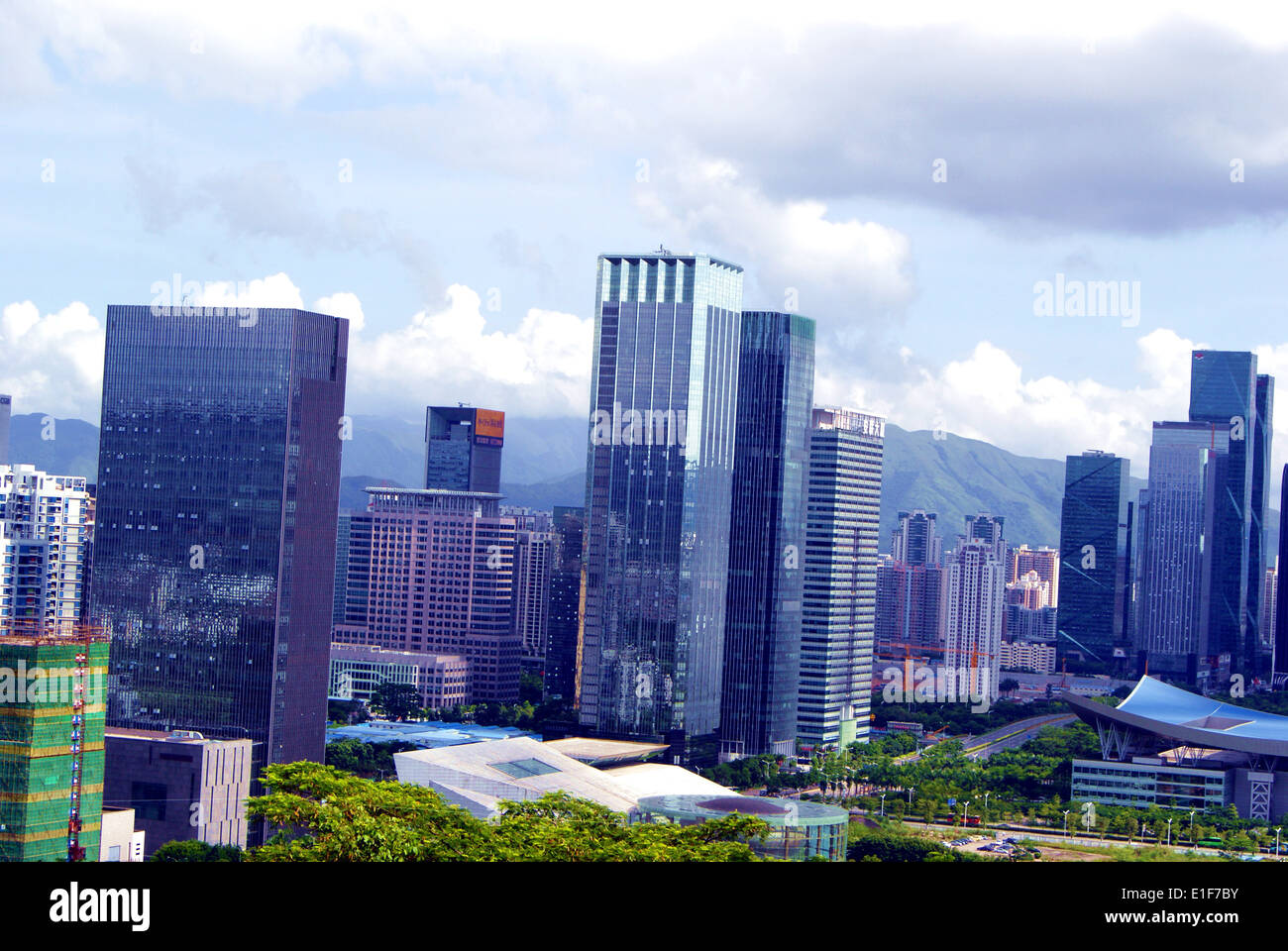 Shenzhen urban landscape Stock Photo
