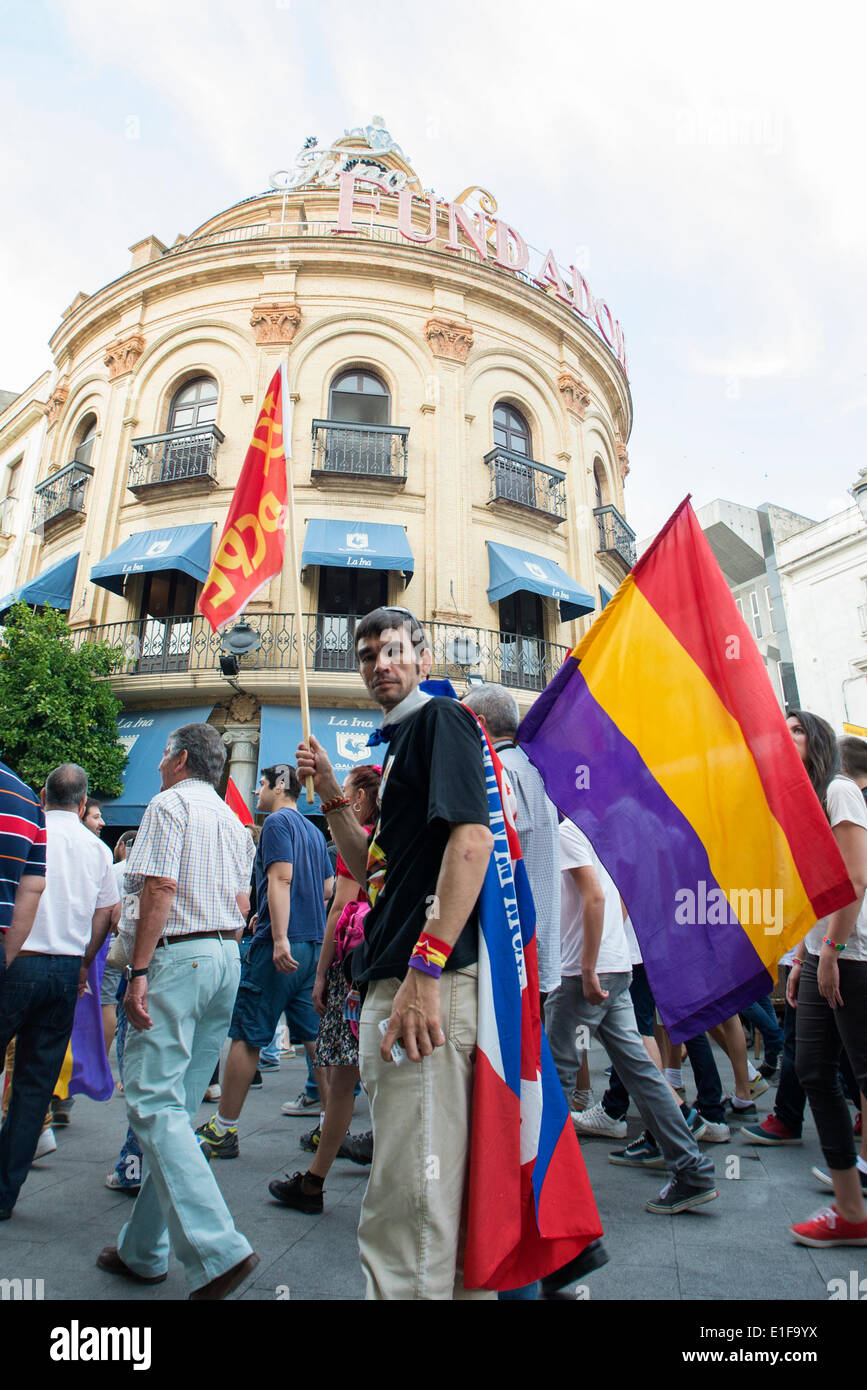 Jerez De La Frontera Spain 3rd June 14 Following The Abdication Stock Photo Alamy