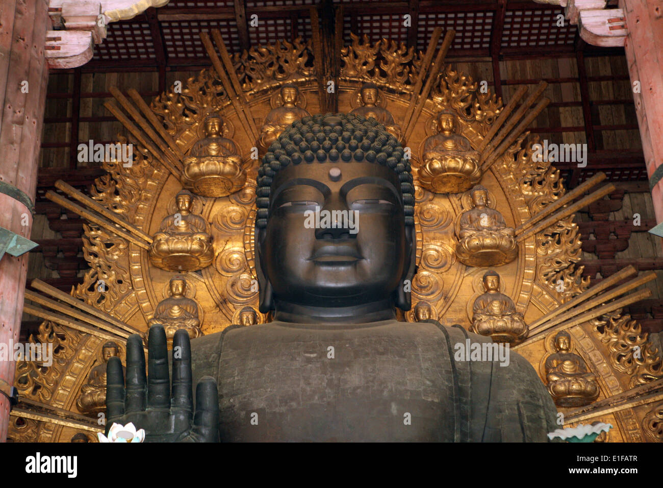 The world's largest bronze statue of the Buddha Vairocana housed in