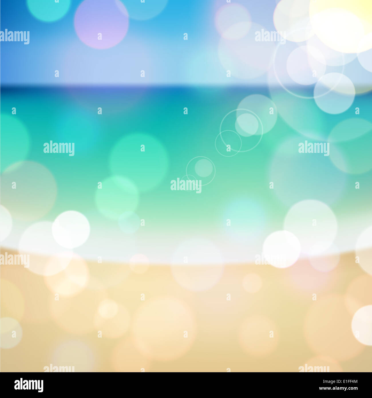 Beach Gradient Raster Summer tropical beach bokeh background. Raster version Stock Photo - Alamy