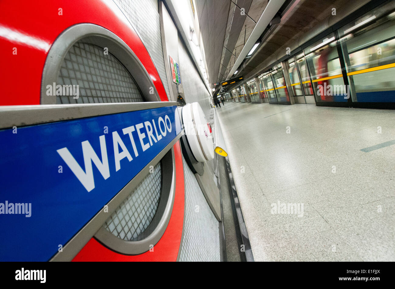 Waterloo Station on the London Underground, England UK Stock Photo