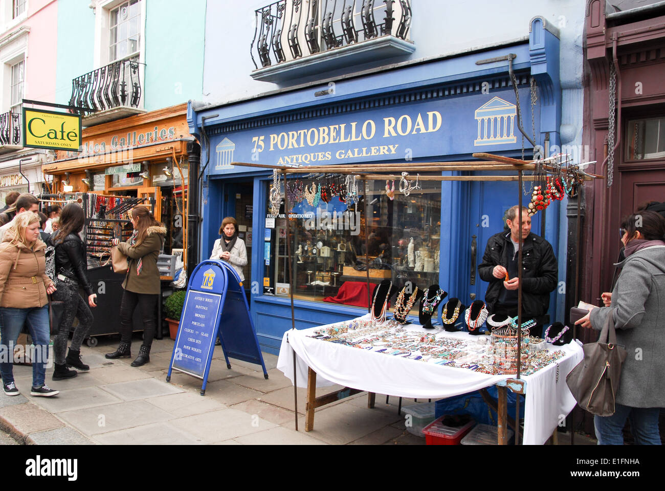 London, Portobello market Stock Photo Alamy