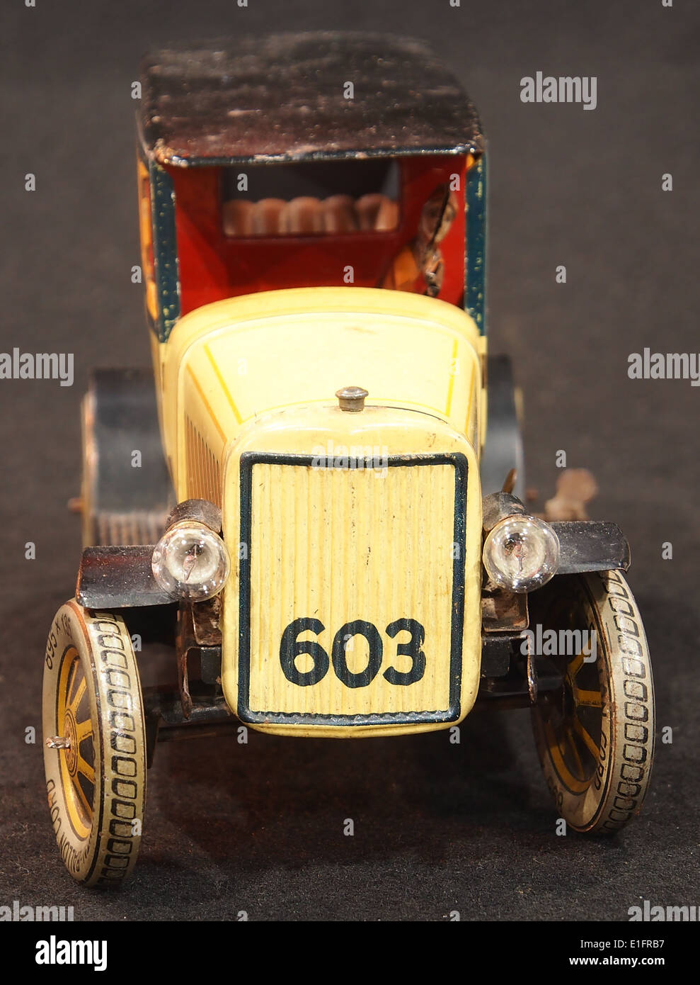 Photo of a JDN tin car 603 made in Germany, Stock Photo