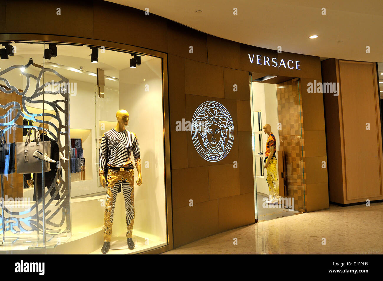 Versace boutique Pudong Shanghai China Stock Photo - Alamy