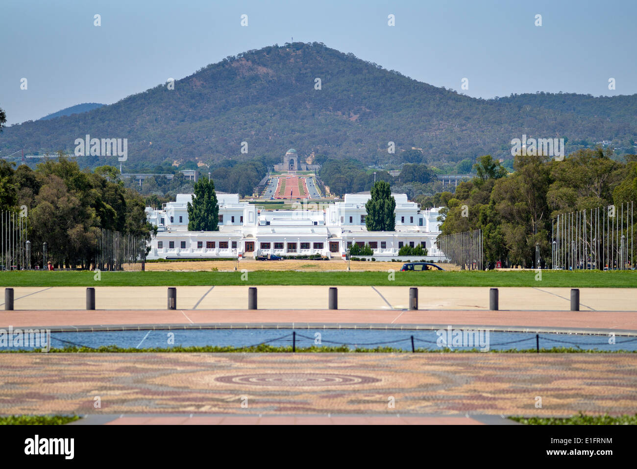 The Federal Parliamant Building in Canberra, Australia Stock Photo Alamy