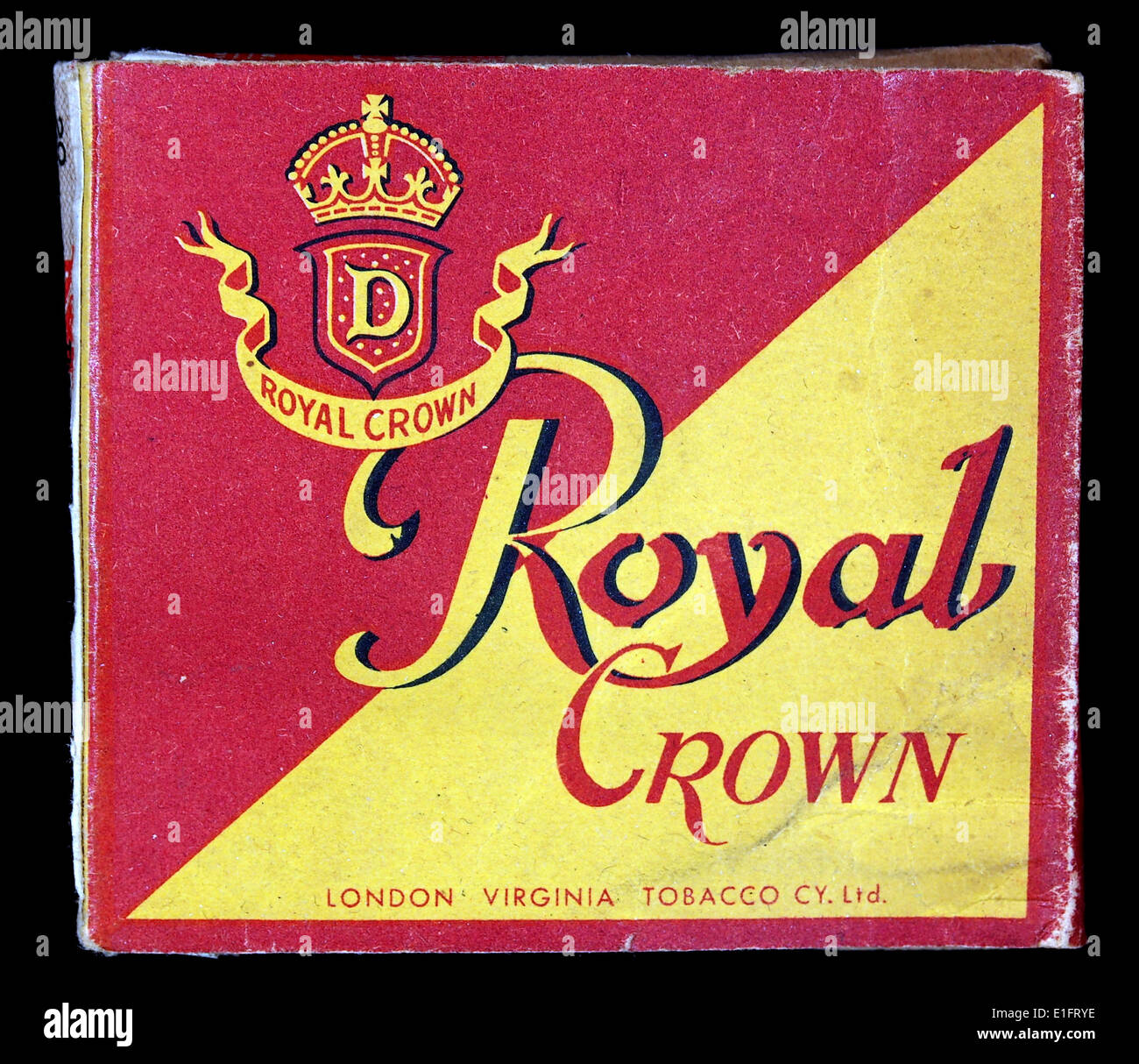 Royal Crown cigarettes pack, front Stock Photo Alamy