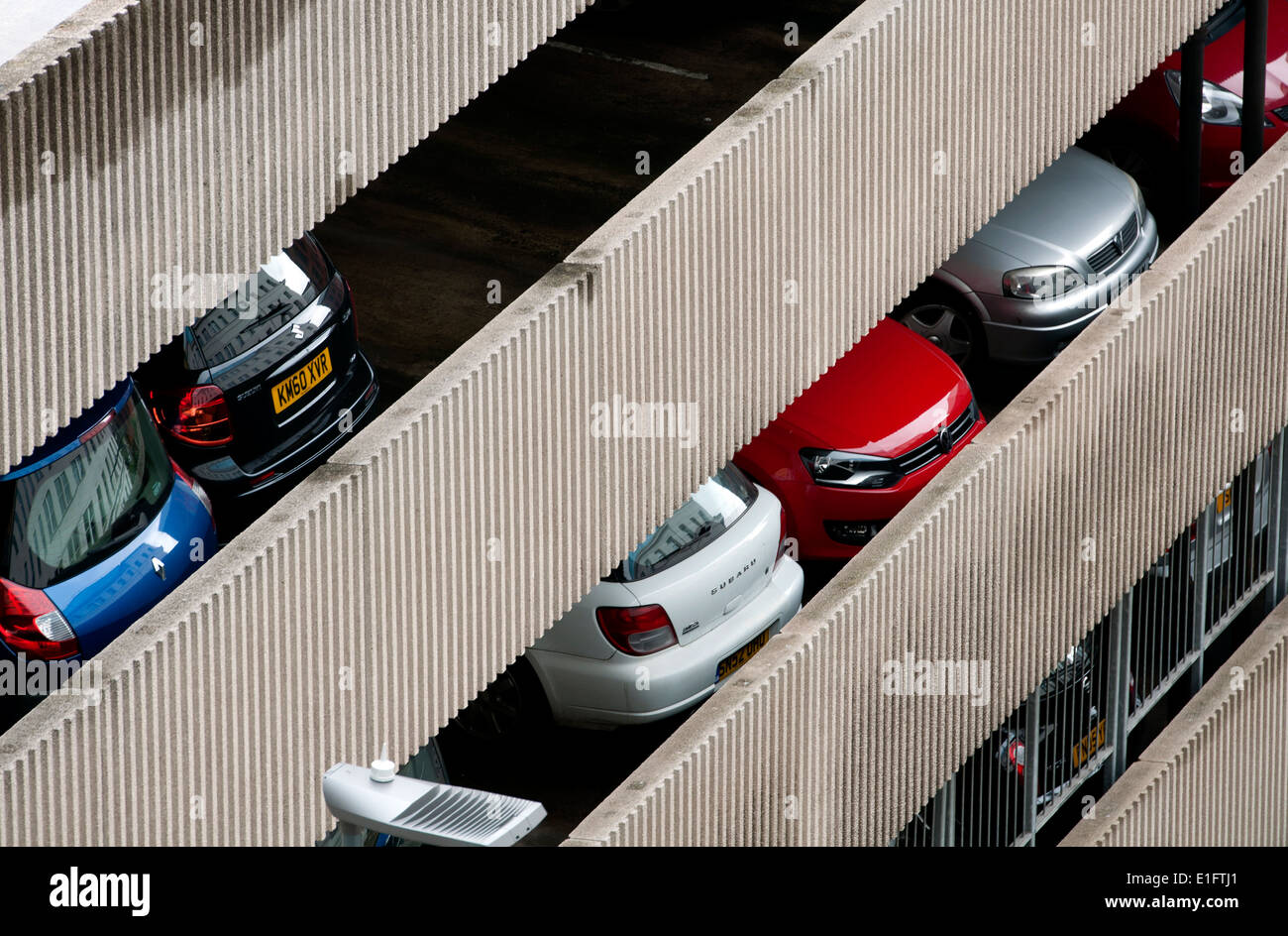 Multistorey car park, Birmingham city centre, UK Stock Photo Alamy