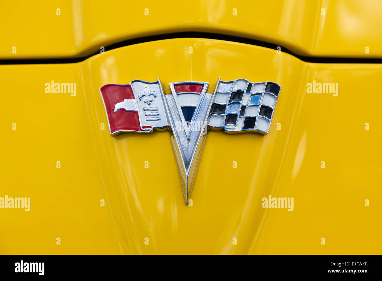 Chevrolet Corvette Z06 logo Stock Photo