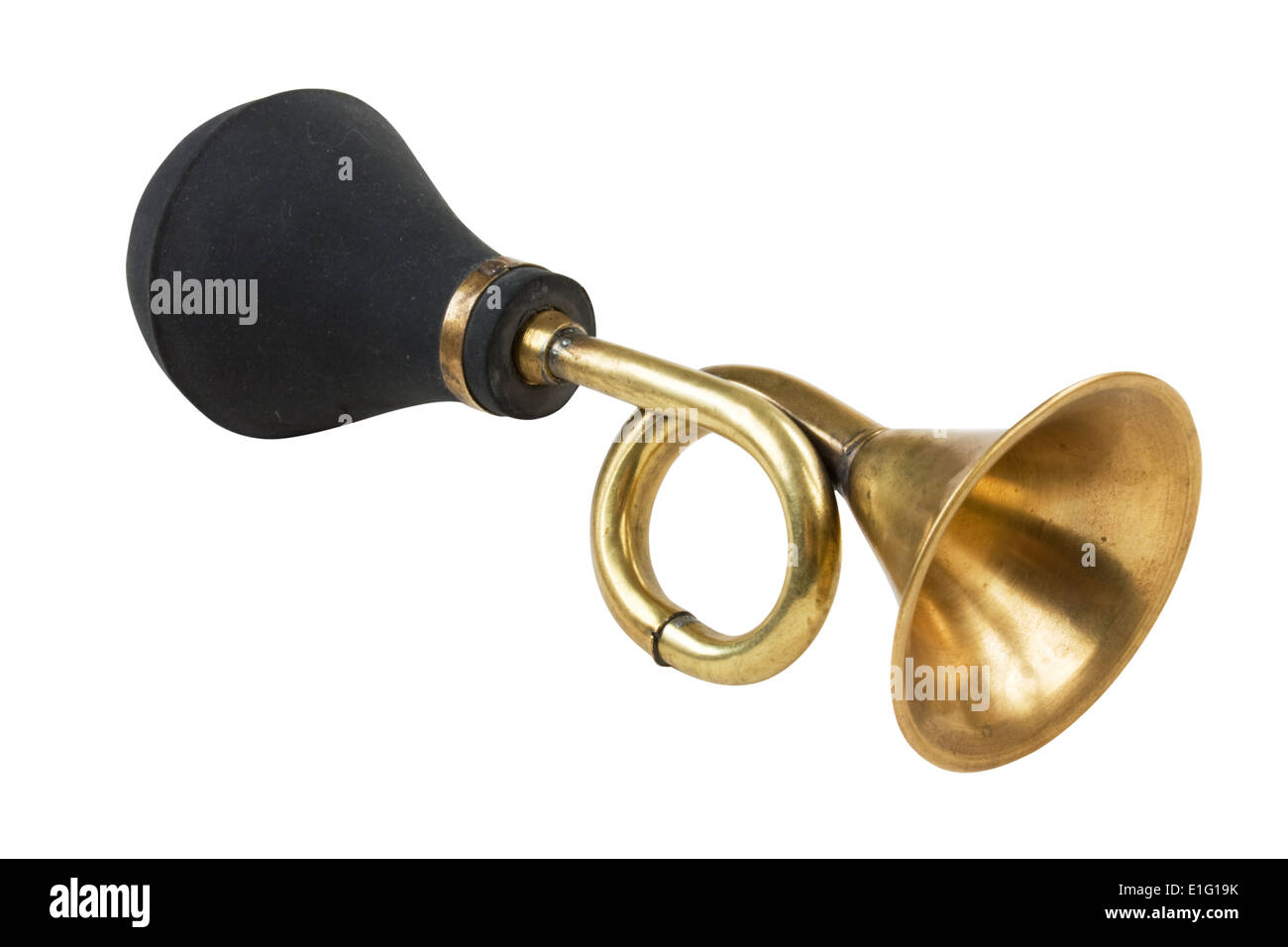 Brass car horn hi-res stock photography and images - Alamy
