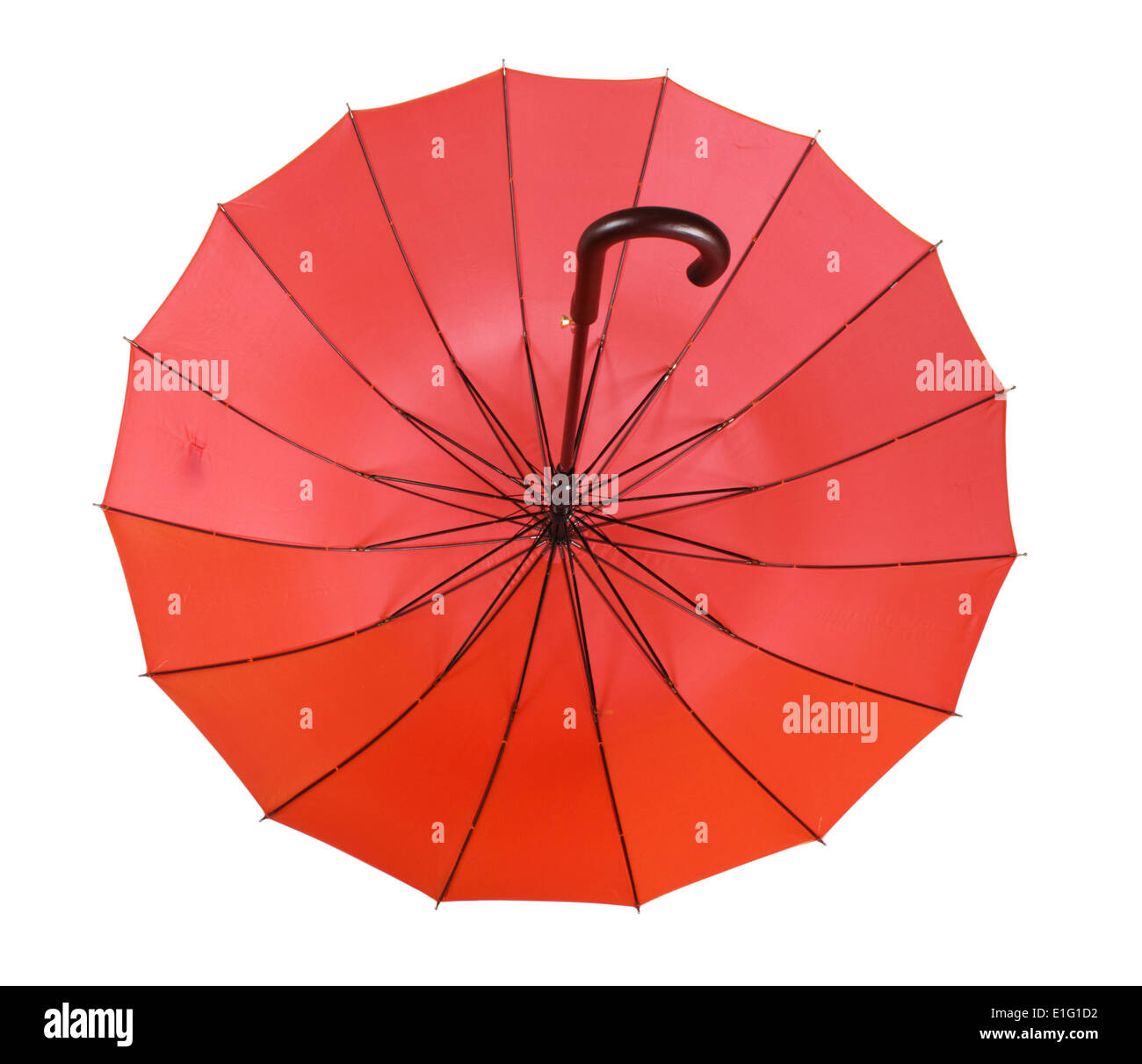 open umbrella isolated on a white backgrounds Stock Photo Alamy