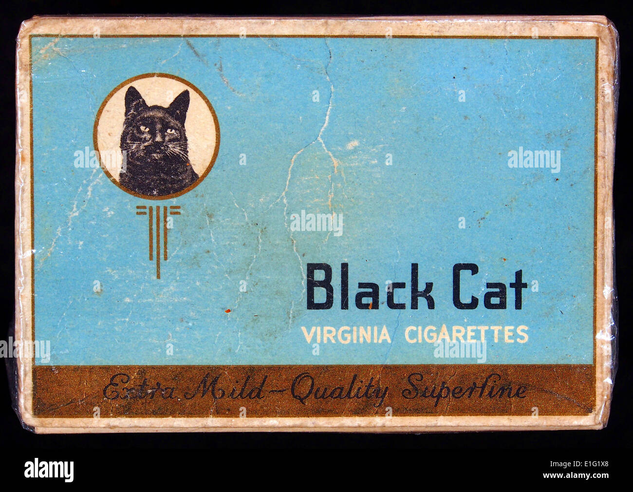 cat cigarettes The Black Cat Extra Mild cigarette pack is a product from a well-known  brand. It offers a milder smoking experience, catering to consumers seeking  a smoother alternative to traditional cigarettes Stock Photo -