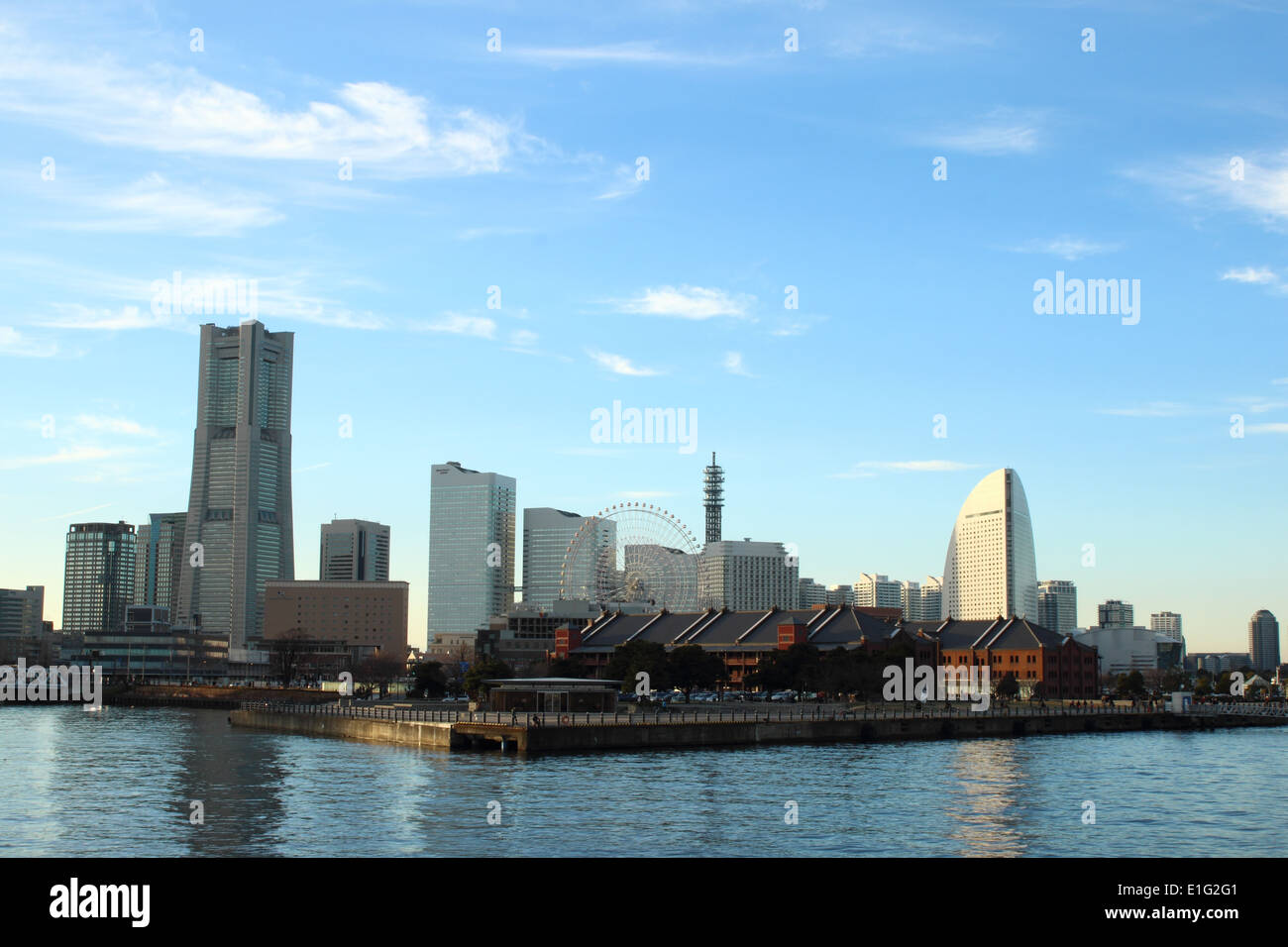 Yokohama, Japan skyline at Minato Mirai waterfront district Stock Photo
