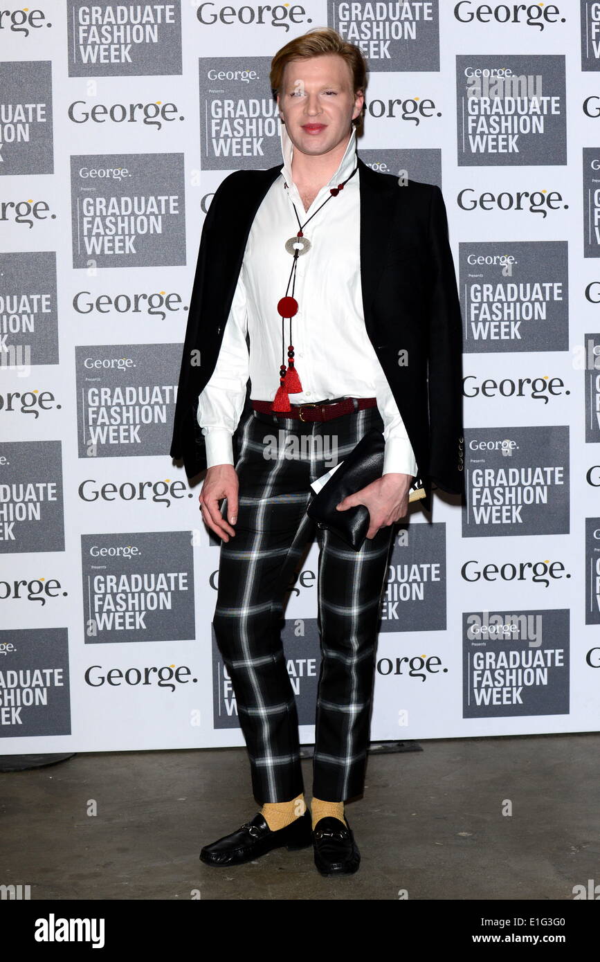 London, UK. 3rd June 2014.  Henry Conway attends the Graduate Fashion Week  Awards at The Old Brewery in London. Credit:  See Li/Alamy Live News Stock Photo