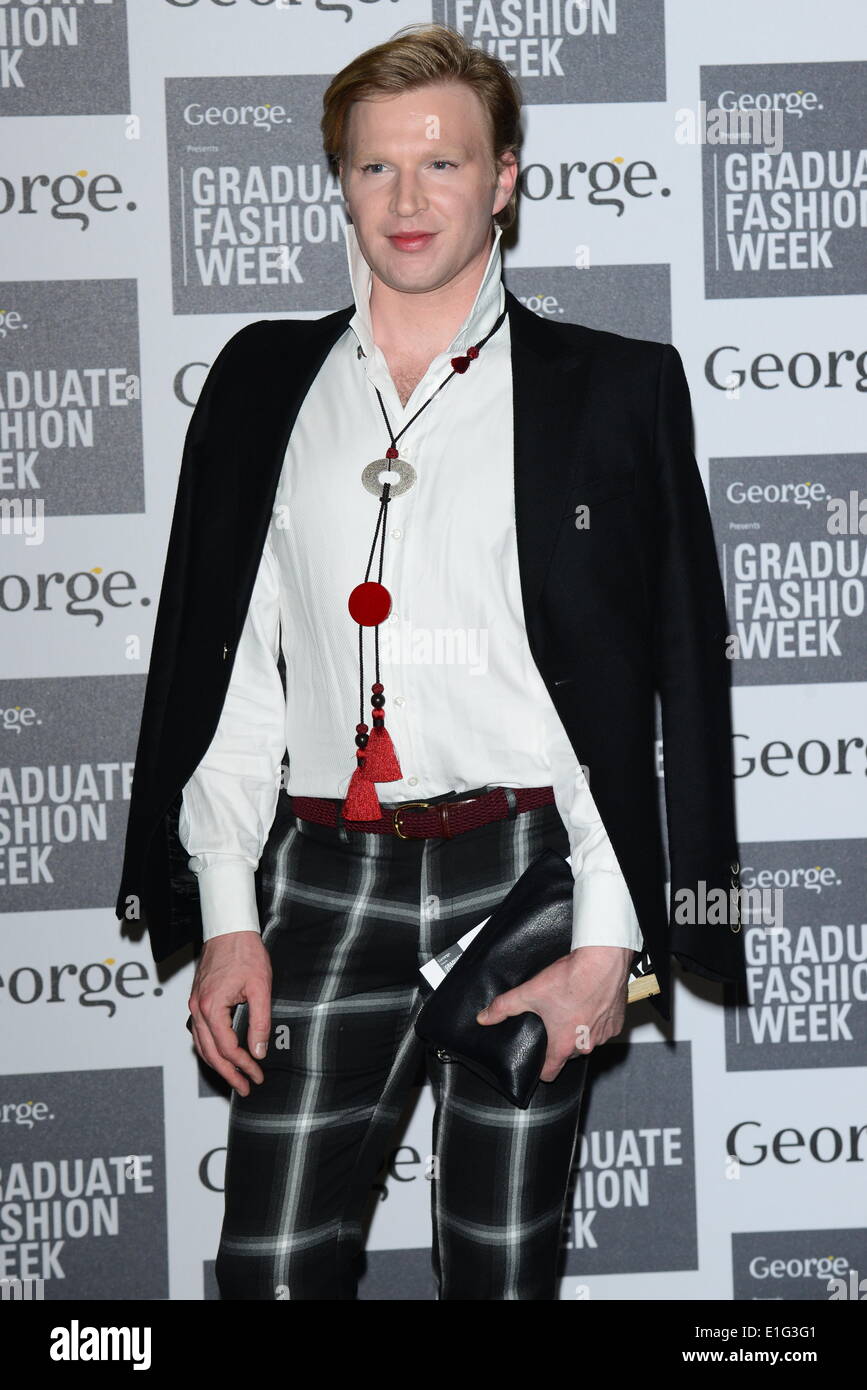 London, UK. 3rd June 2014.  Henry Conway attends the Graduate Fashion Week  Awards at The Old Brewery in London. Credit:  See Li/Alamy Live News Stock Photo