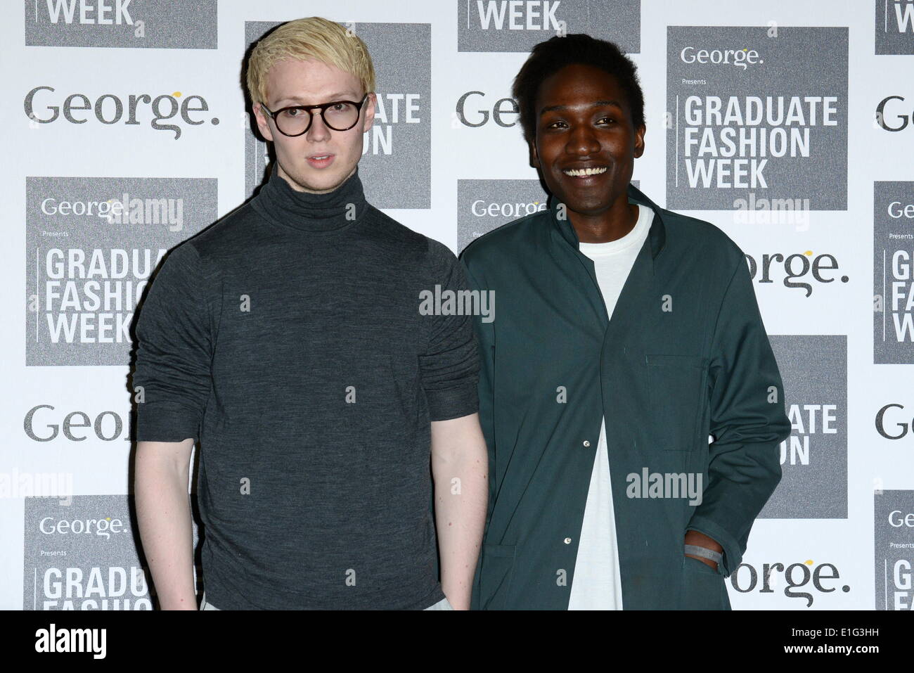 London, UK. 3rd June 2014.  Designer Agi and Sam attends the Graduate Fashion Week  Awards at The Old Brewery in London. Credit:  See Li/Alamy Live News Stock Photo