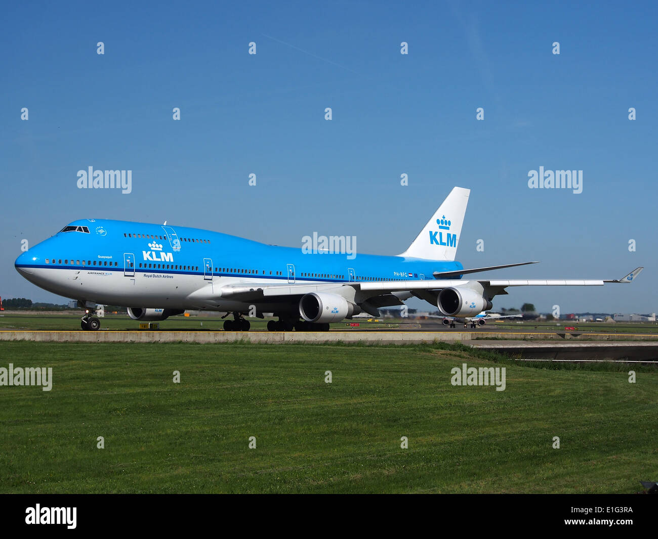 PH-BFG KLM Royal Dutch Airlines Boeing 747-406 at Schiphol (AMS - EHAM), The Netherlands, 16may2014, pic-4 Stock Photo