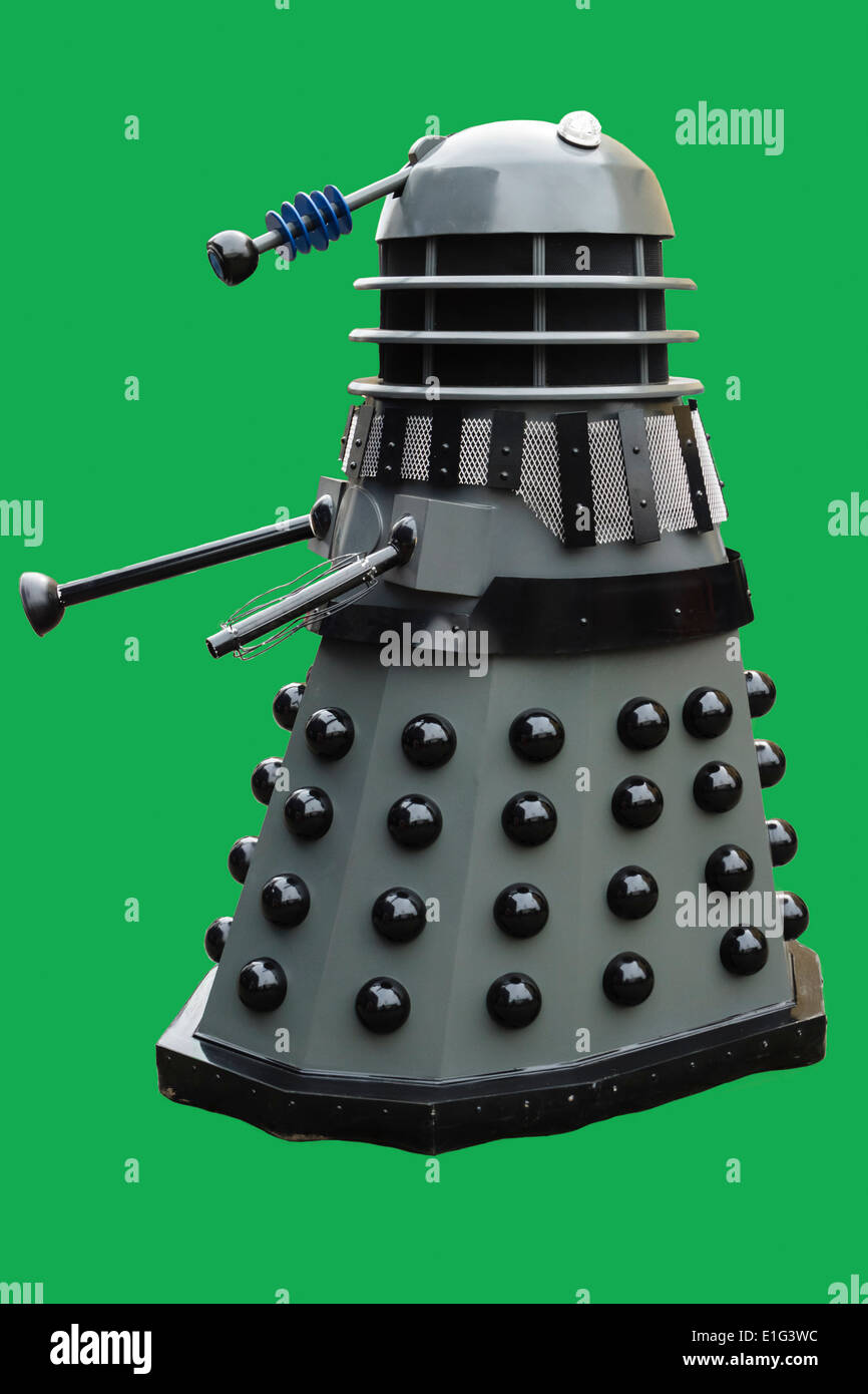 Dalek cut-out Stock Photo