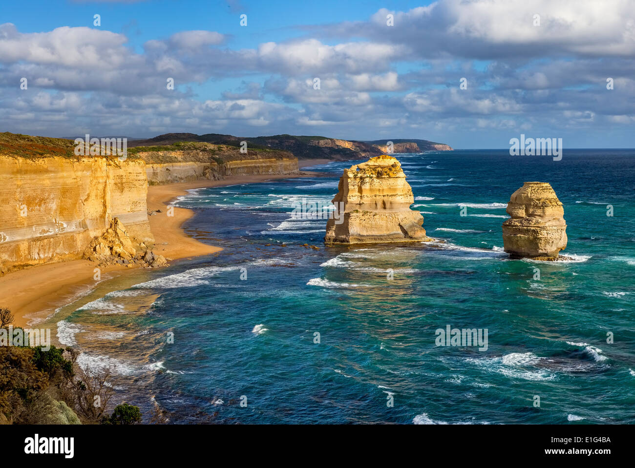 The 12 Apostles Rock Formation, Victoria, Australia Stock Photo