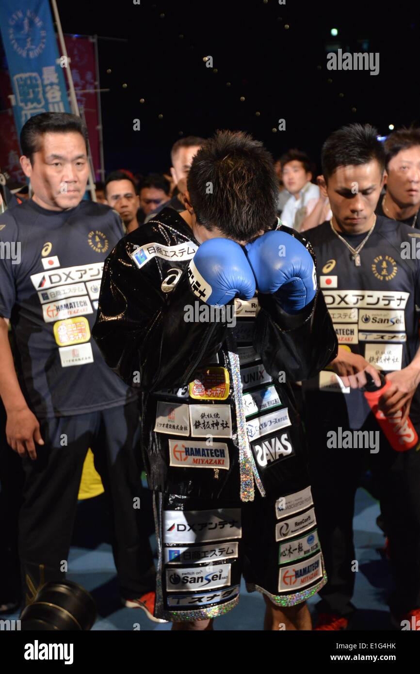 Osaka, Japan. 23rd Apr, 2014. (L-R) Masato Yamashita, Hozumi Hasegawa ...