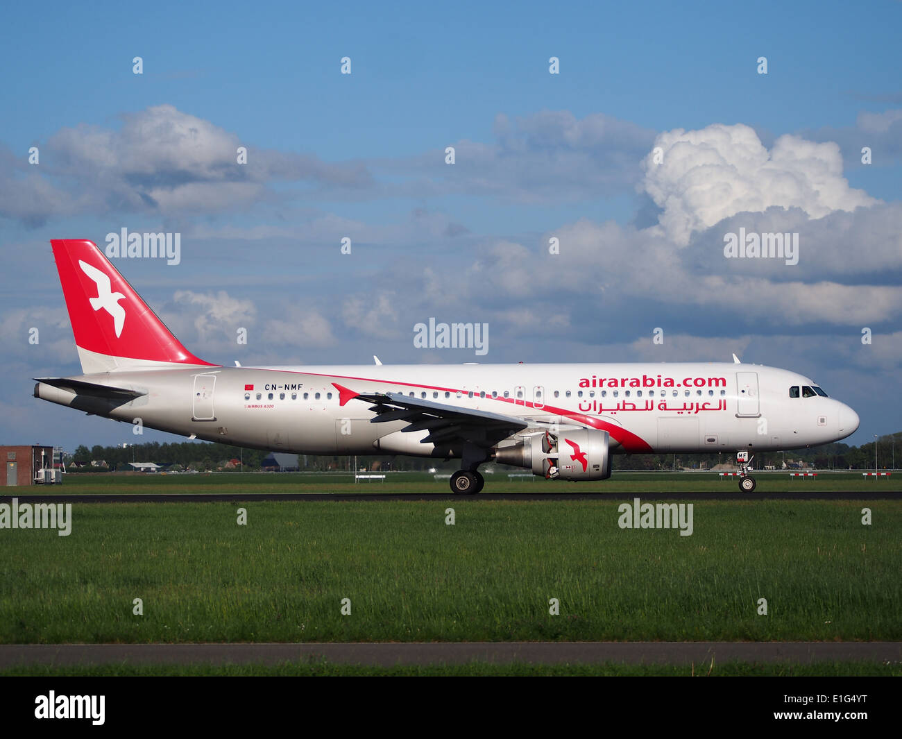 CN-NMF, landing at Schiphol (AMS - EHAM), The Netherlands, 06May2014 Stock Photo