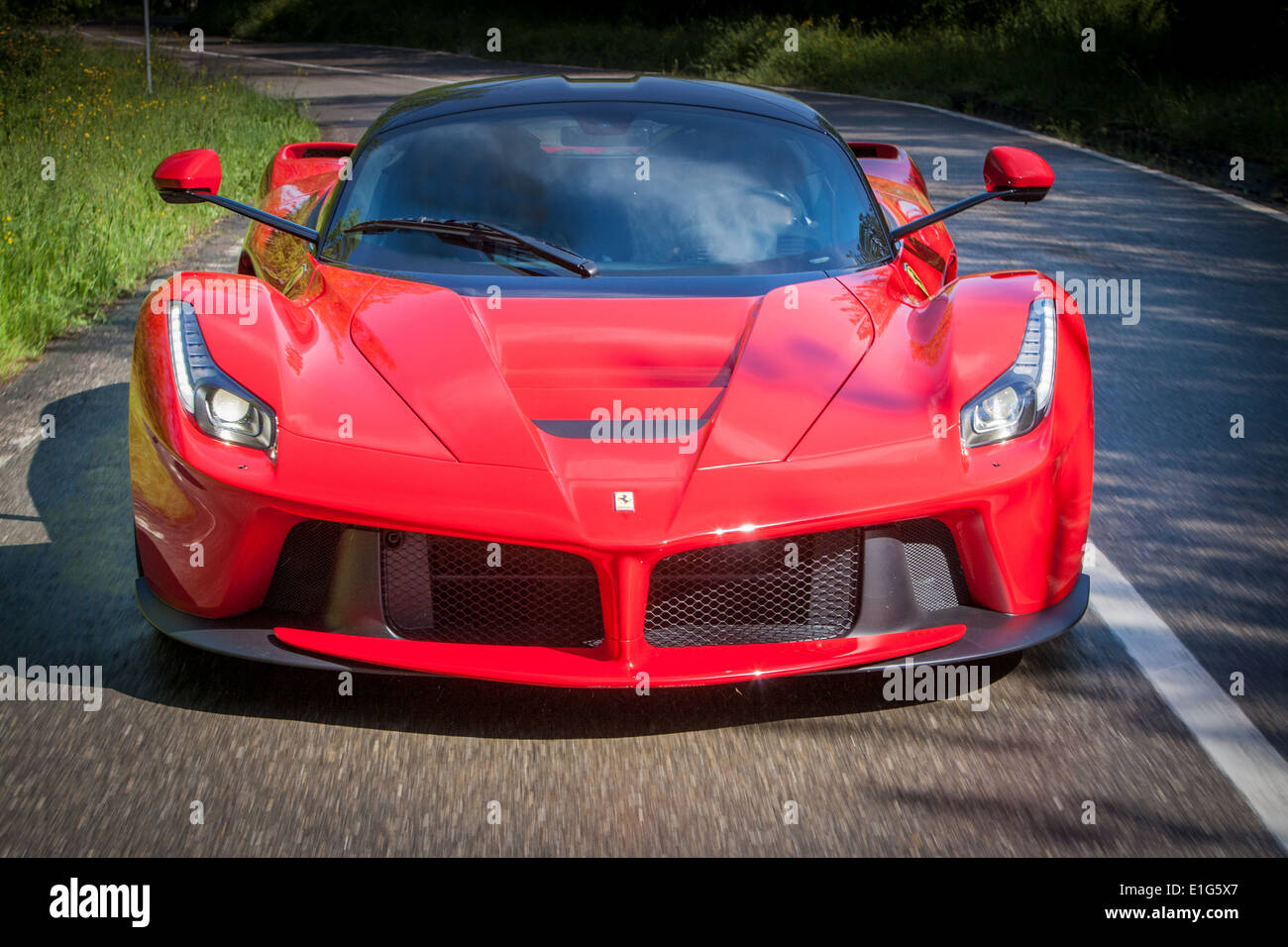 LaFerrari hybrid super car Stock Photo