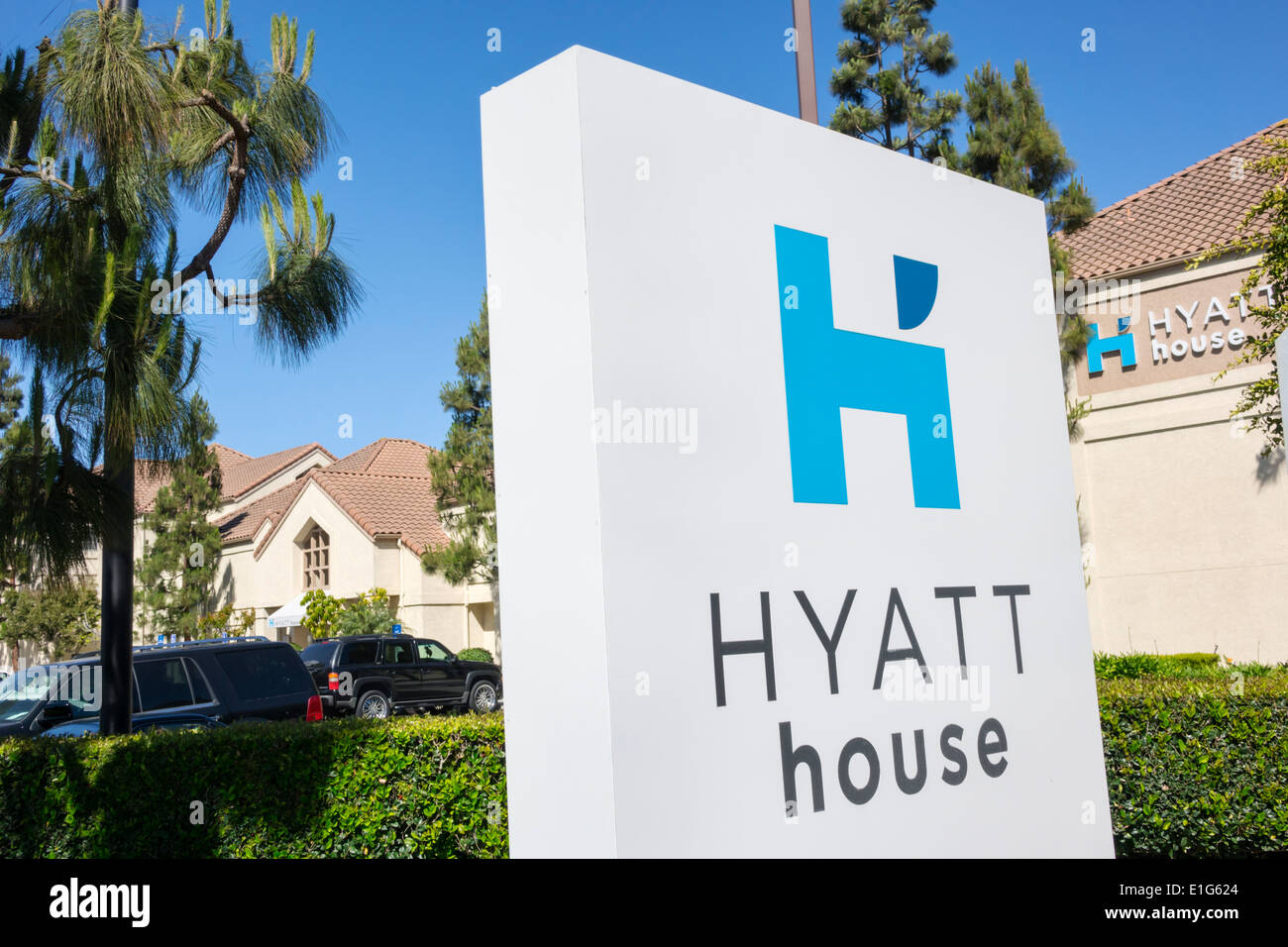 Los Angeles California,Manhattan Beach,Hyatt,Hyatt House,extended-stay,long-term travel,hotel hotels lodging inn motel motels,chain,hospitality,lodgin Stock Photo